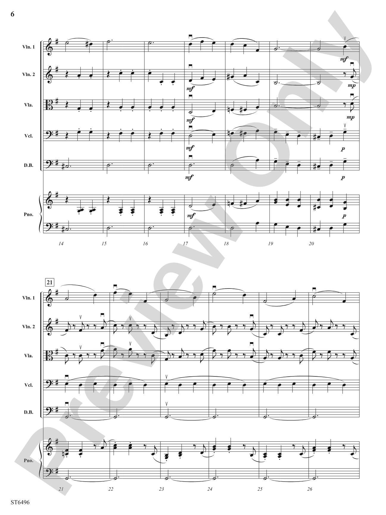 Album for the Young: String Orchestra Conductor Score & Parts
