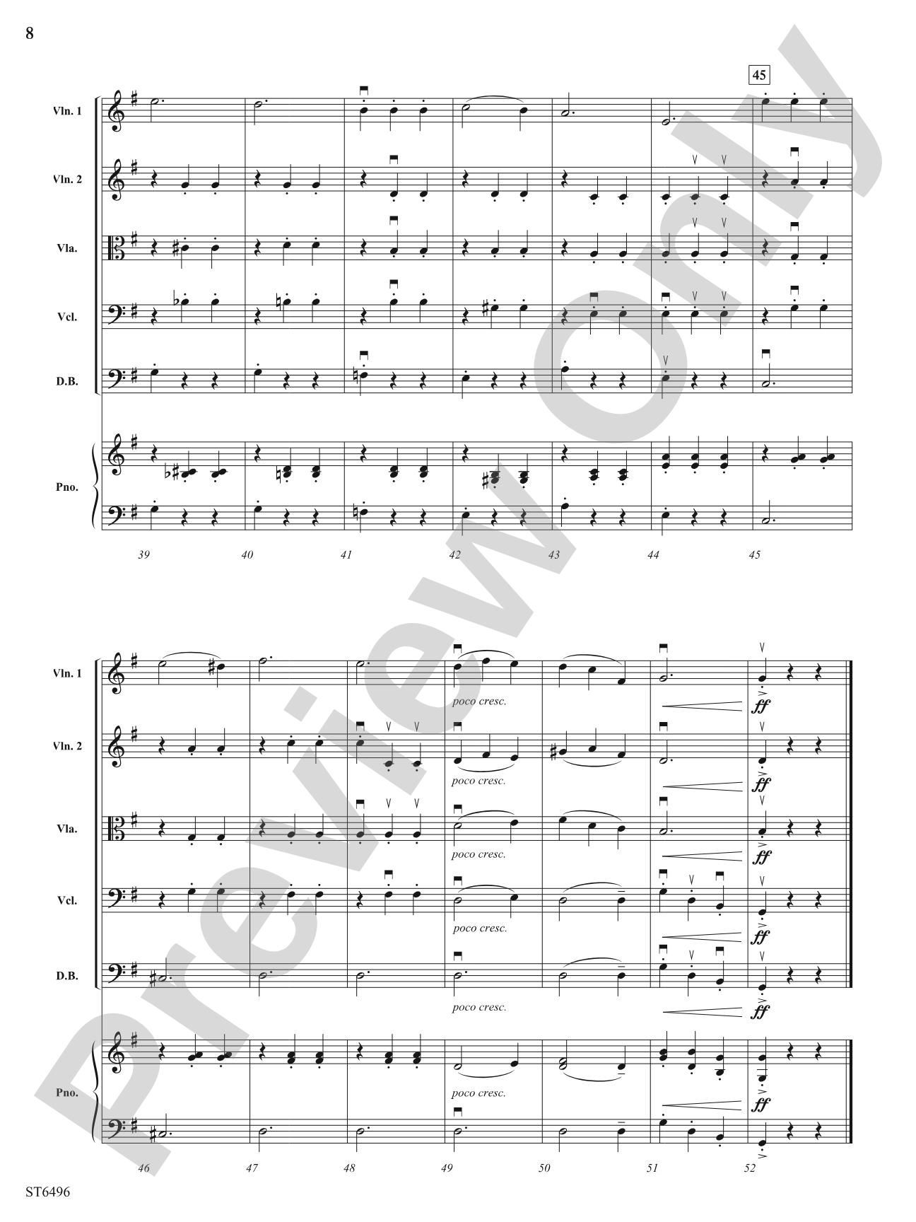 Album for the Young: String Orchestra Conductor Score & Parts