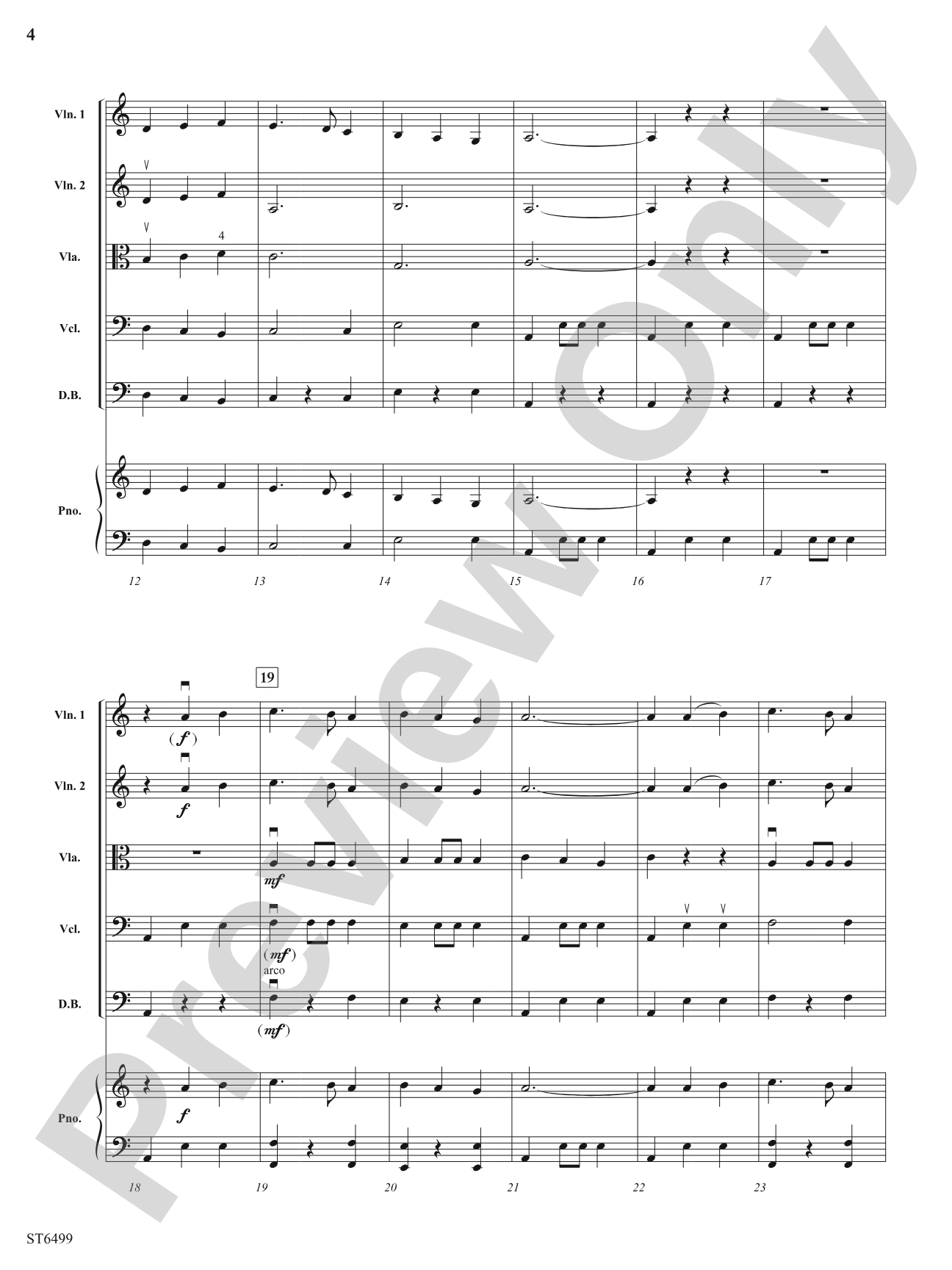 A Pirate's Plunder: String Orchestra Conductor Score & Parts