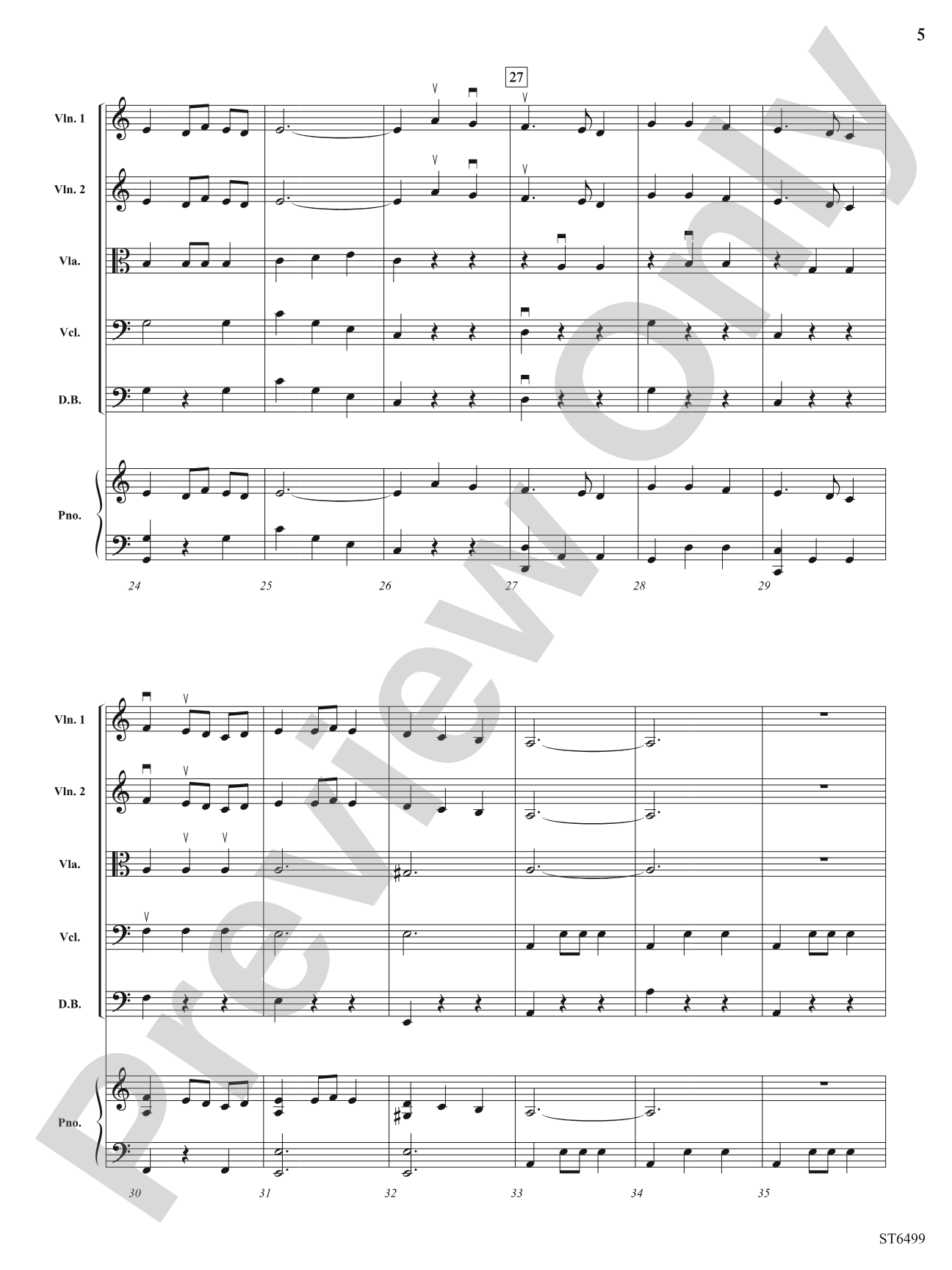 A Pirate's Plunder: String Orchestra Conductor Score & Parts