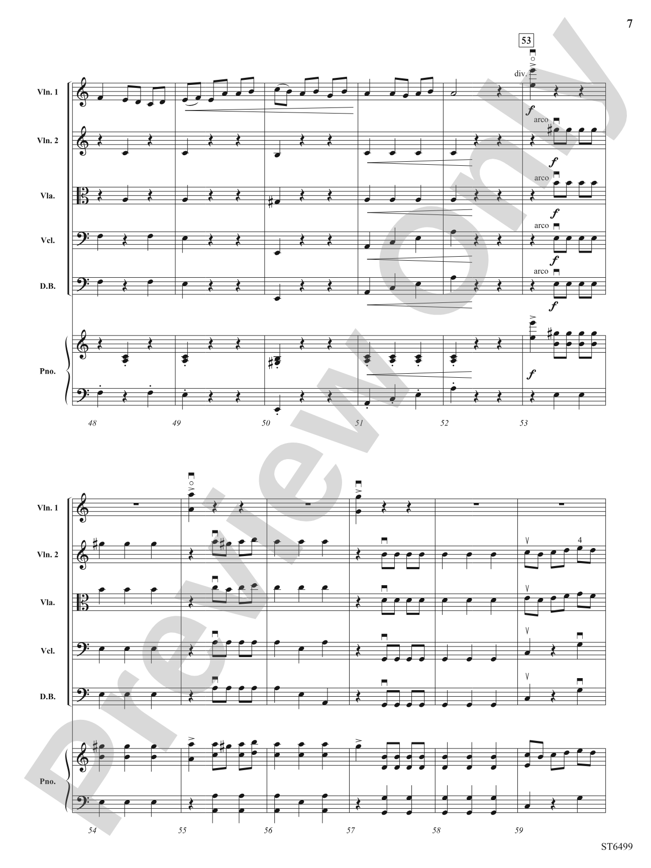 A Pirate's Plunder: String Orchestra Conductor Score & Parts