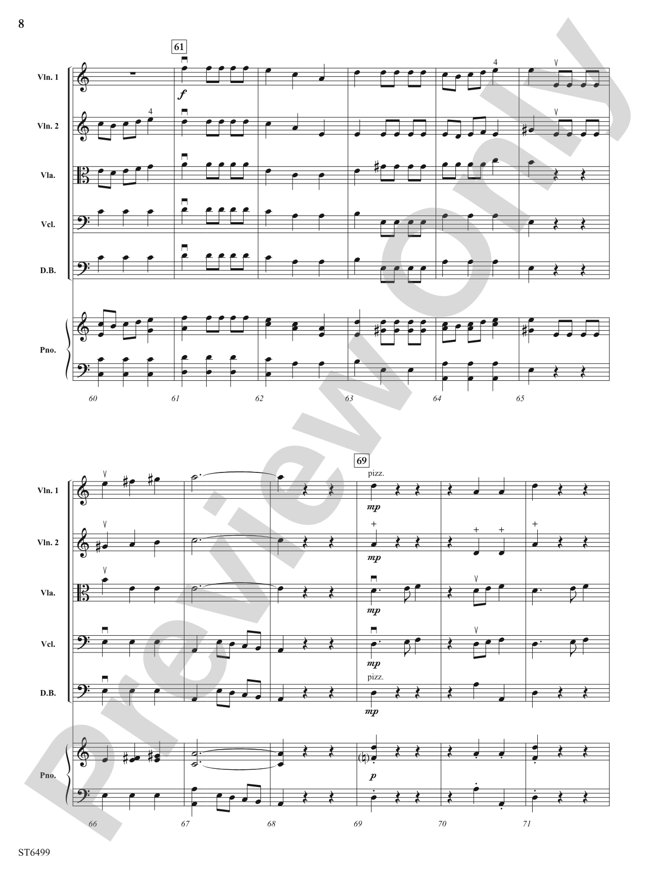 A Pirate's Plunder: String Orchestra Conductor Score & Parts