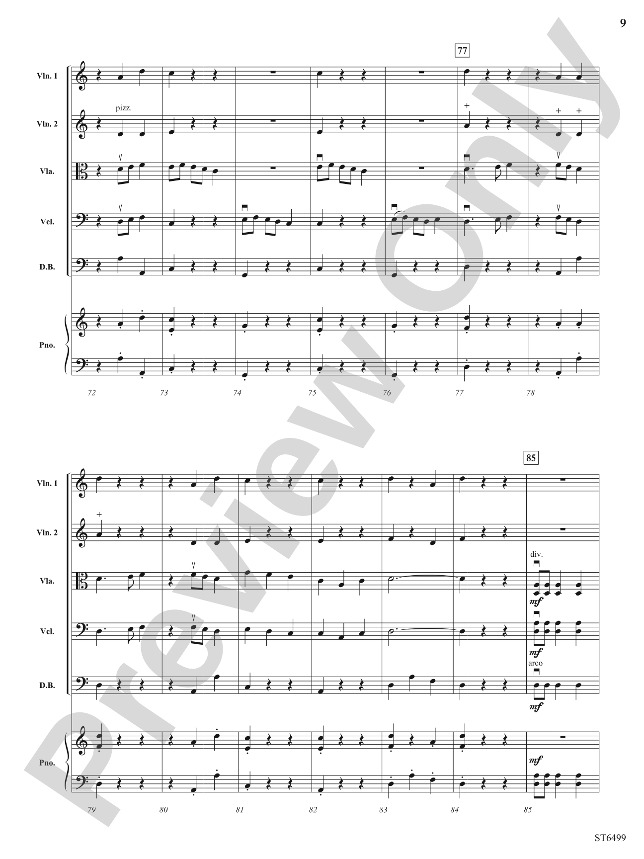 A Pirate's Plunder: String Orchestra Conductor Score & Parts