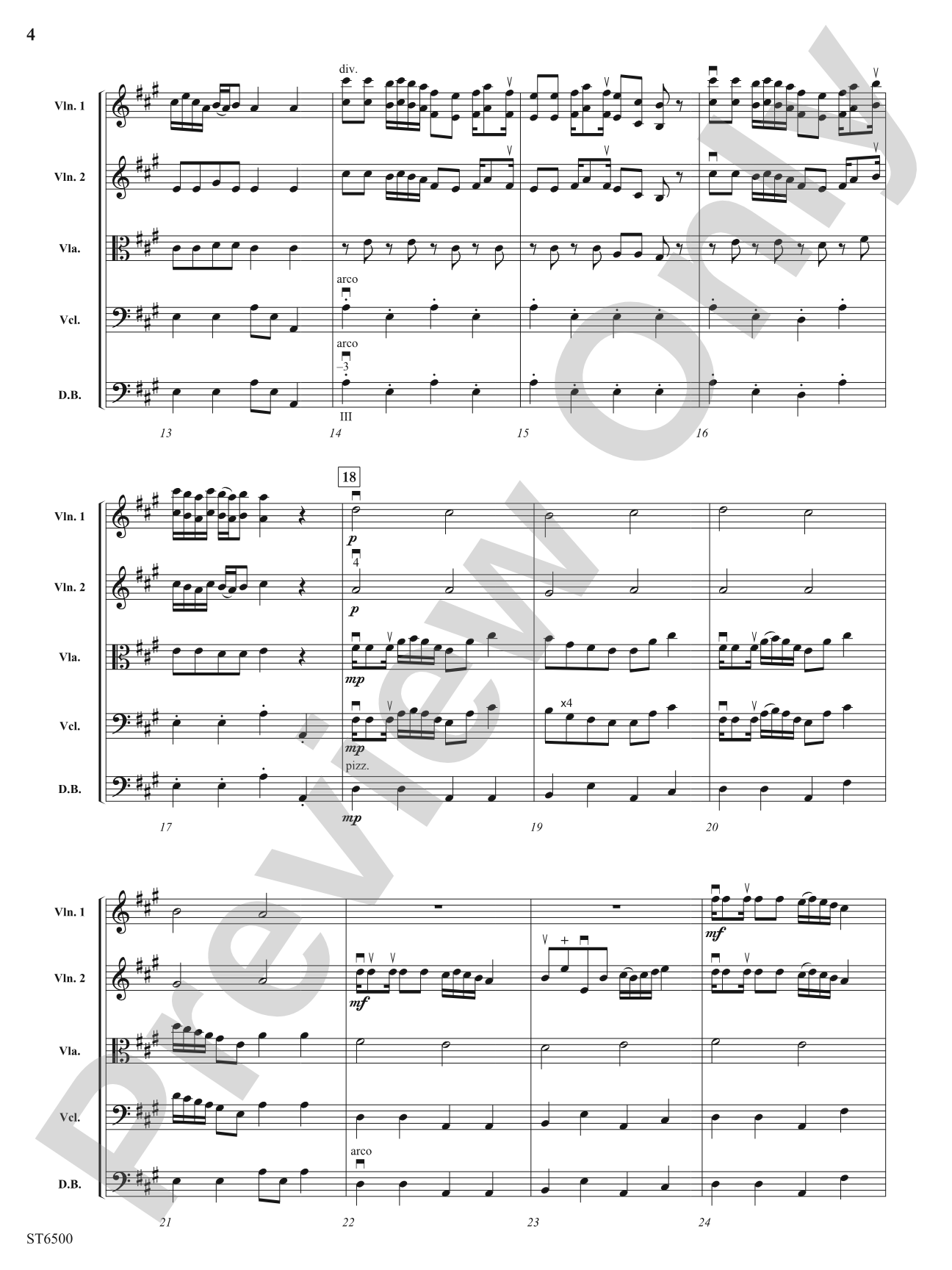 Hoedown Showdown: String Orchestra Conductor Score & Parts