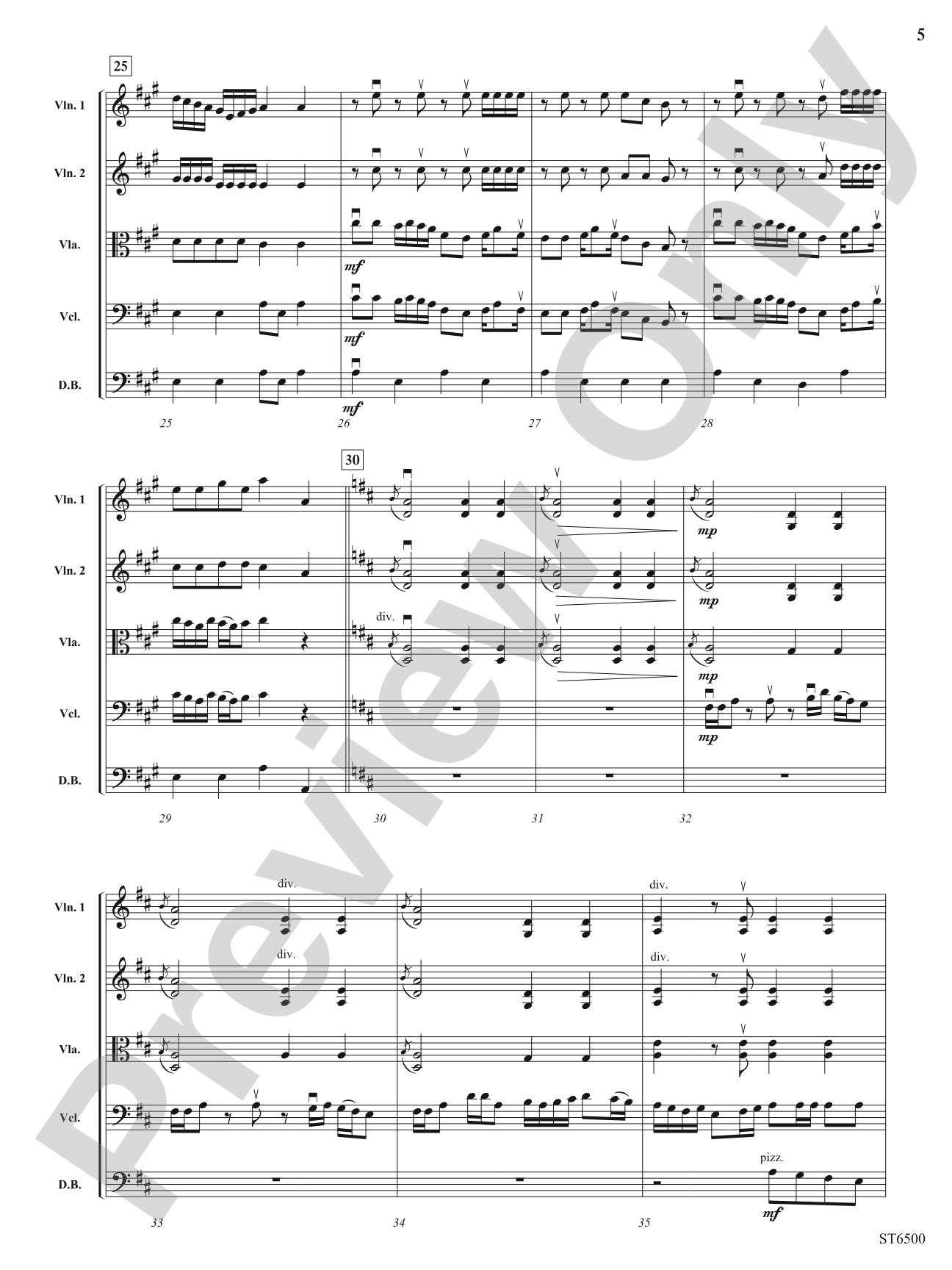 Hoedown Showdown: String Orchestra Conductor Score & Parts