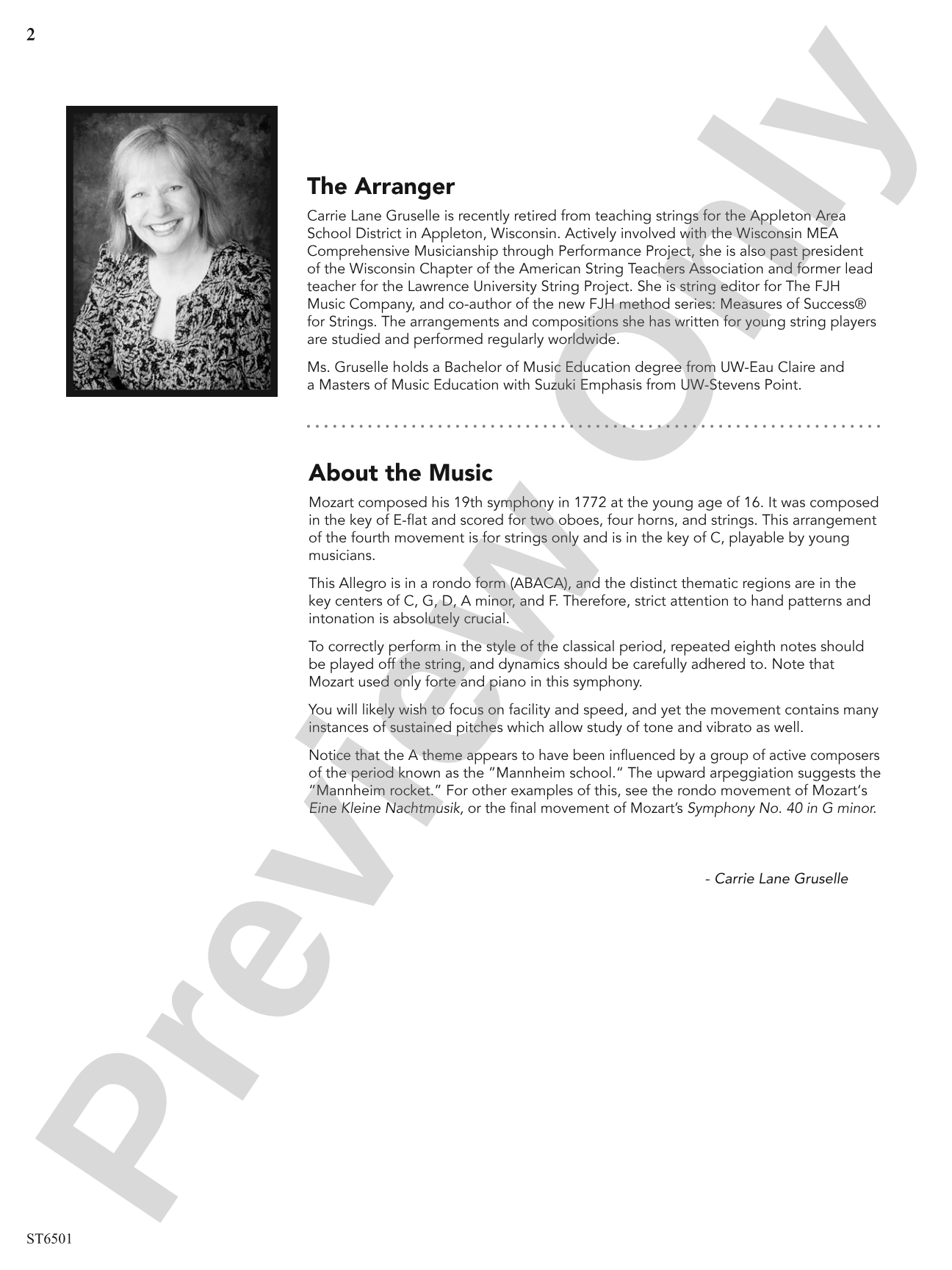 Symphony No. 19: String Orchestra Conductor Score & Parts