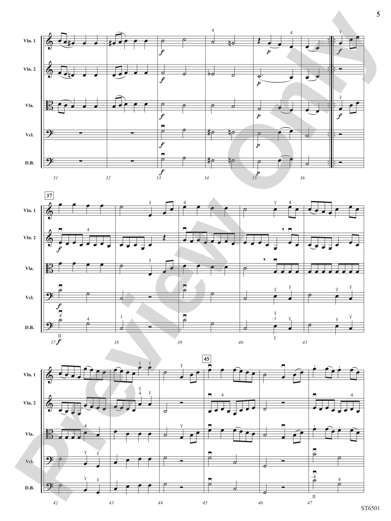Symphony No. 19: String Orchestra Conductor Score & Parts