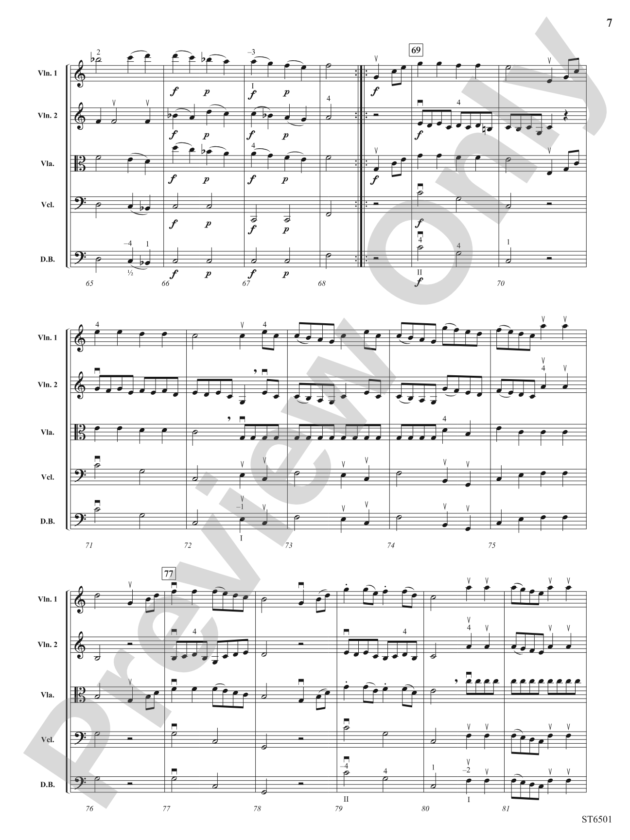 Symphony No. 19: String Orchestra Conductor Score & Parts