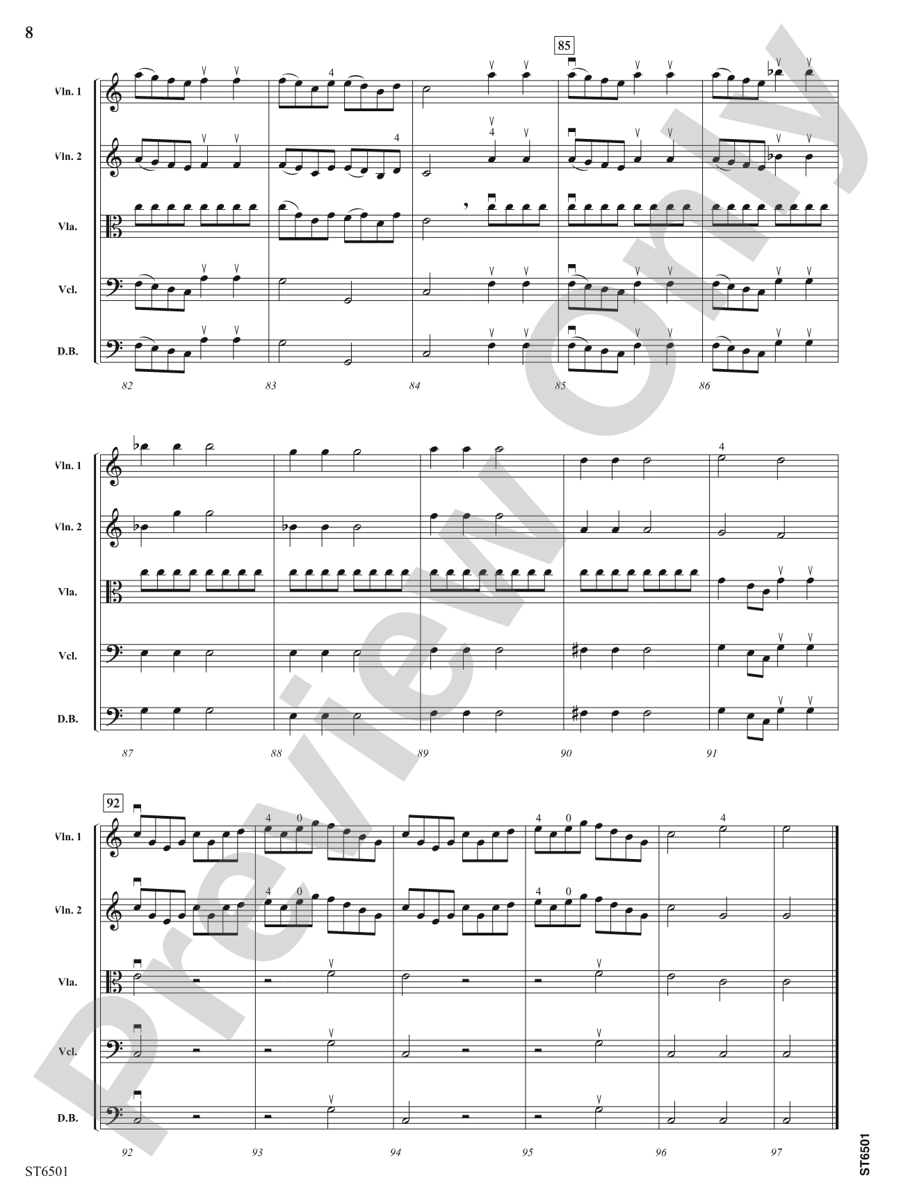 Symphony No. 19: String Orchestra Conductor Score & Parts