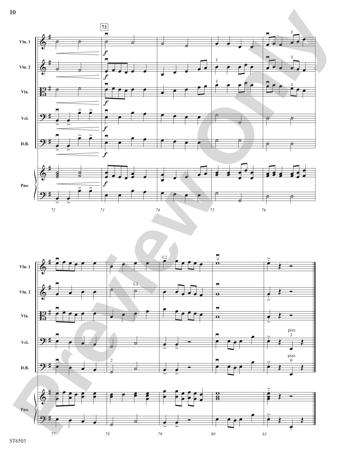 Three Buccaneers: String Orchestra Conductor Score & Parts