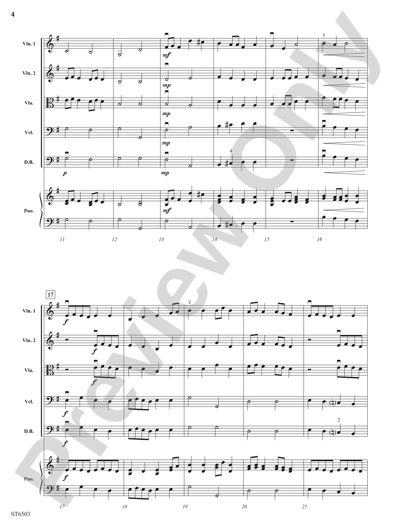 Three Buccaneers: String Orchestra Conductor Score & Parts