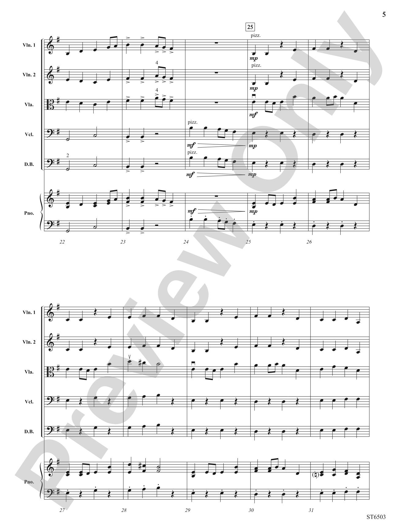 Three Buccaneers: String Orchestra Conductor Score & Parts