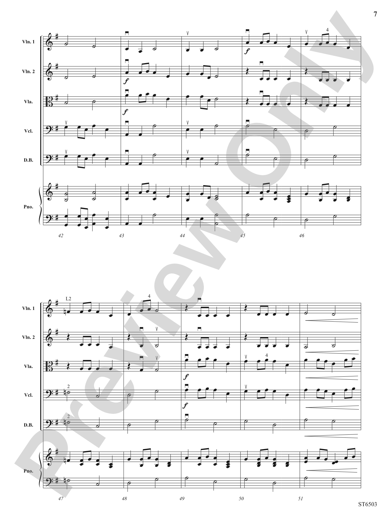 Three Buccaneers: String Orchestra Conductor Score & Parts