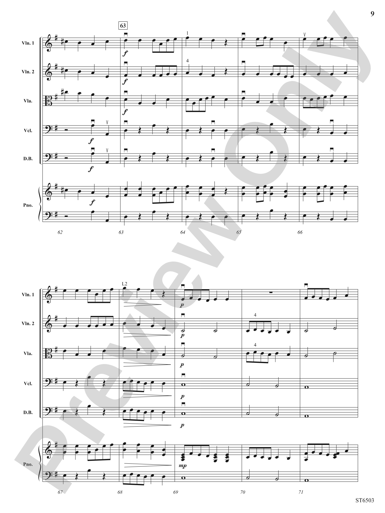 Three Buccaneers: String Orchestra Conductor Score & Parts