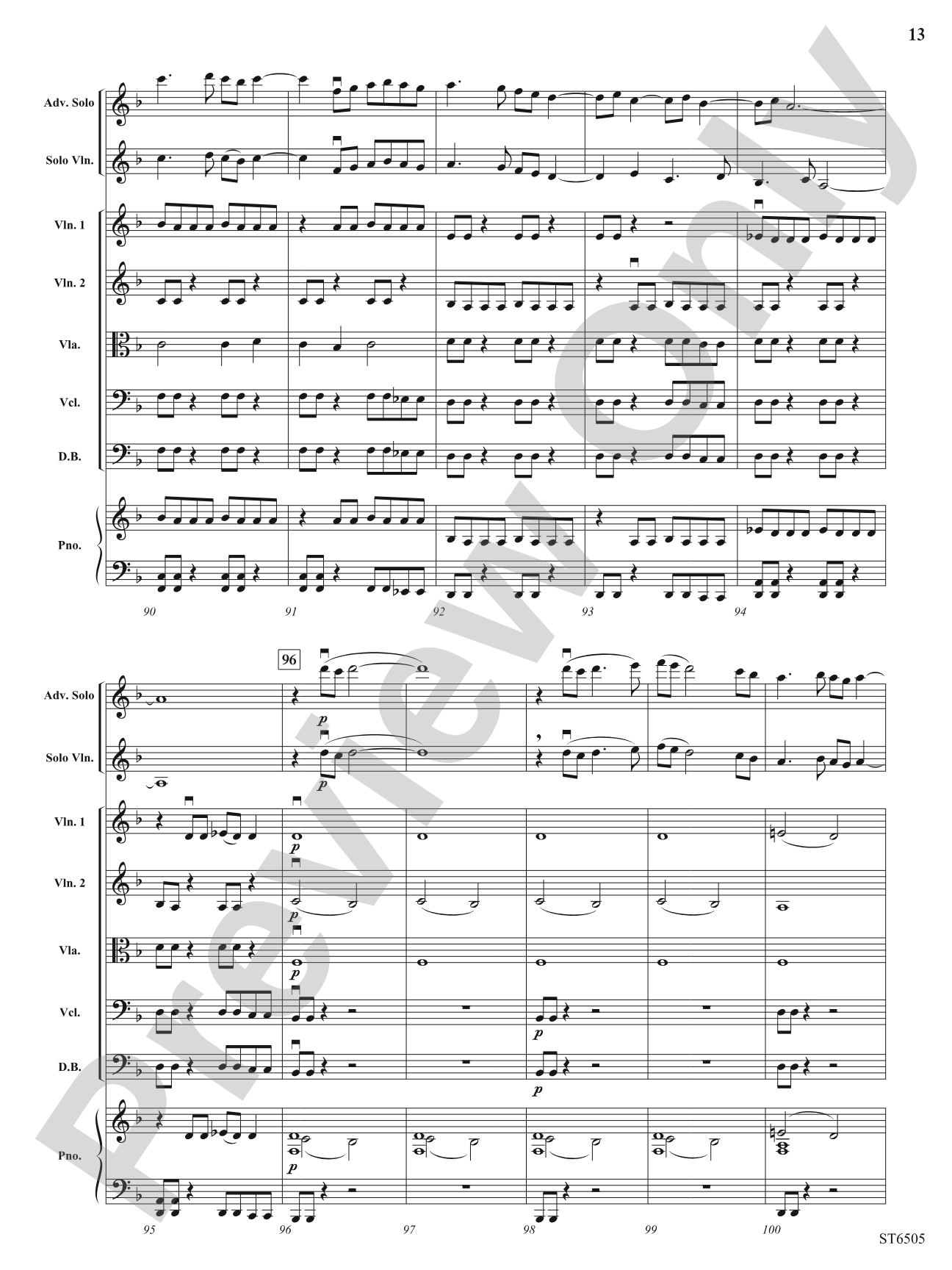 Deliberate Diversions: String Orchestra Conductor Score & Parts