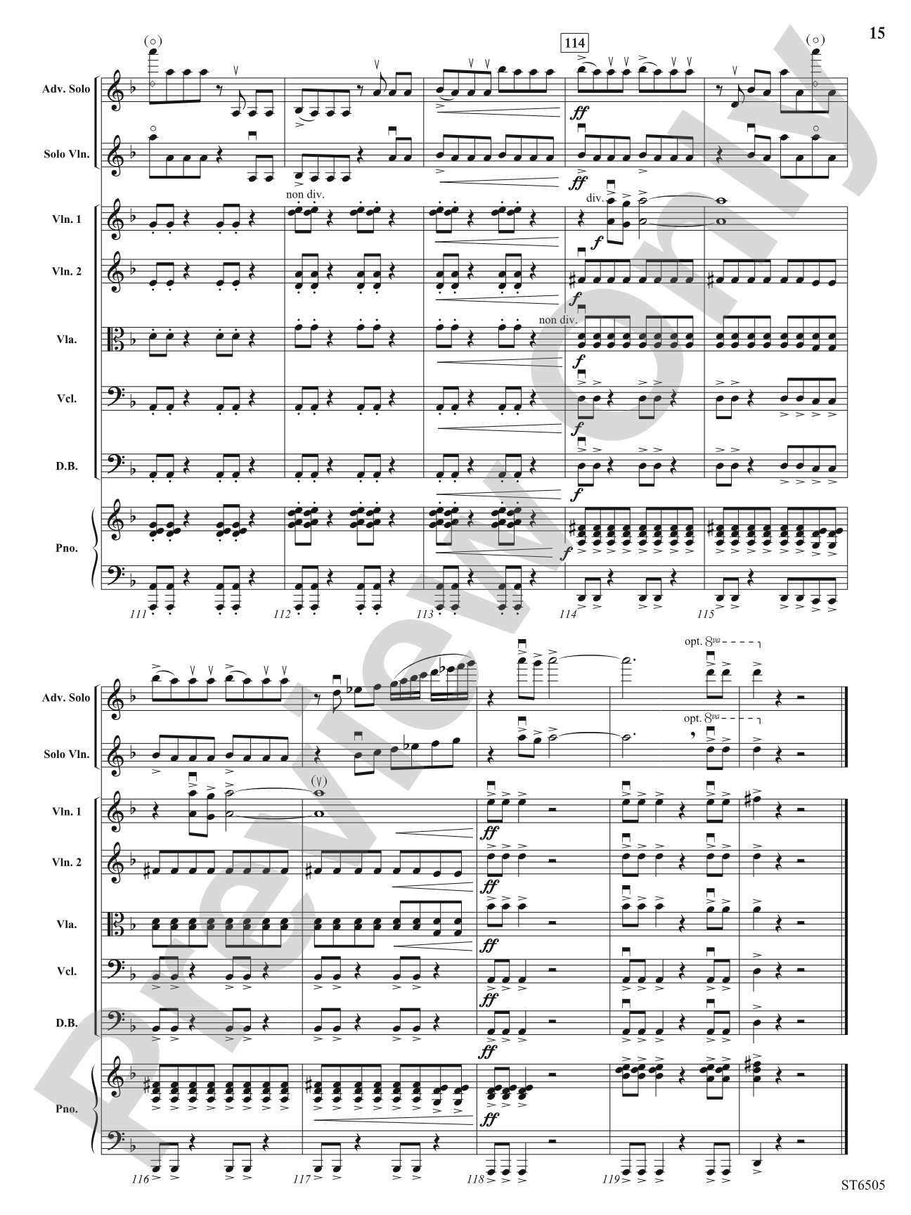 Deliberate Diversions: String Orchestra Conductor Score & Parts