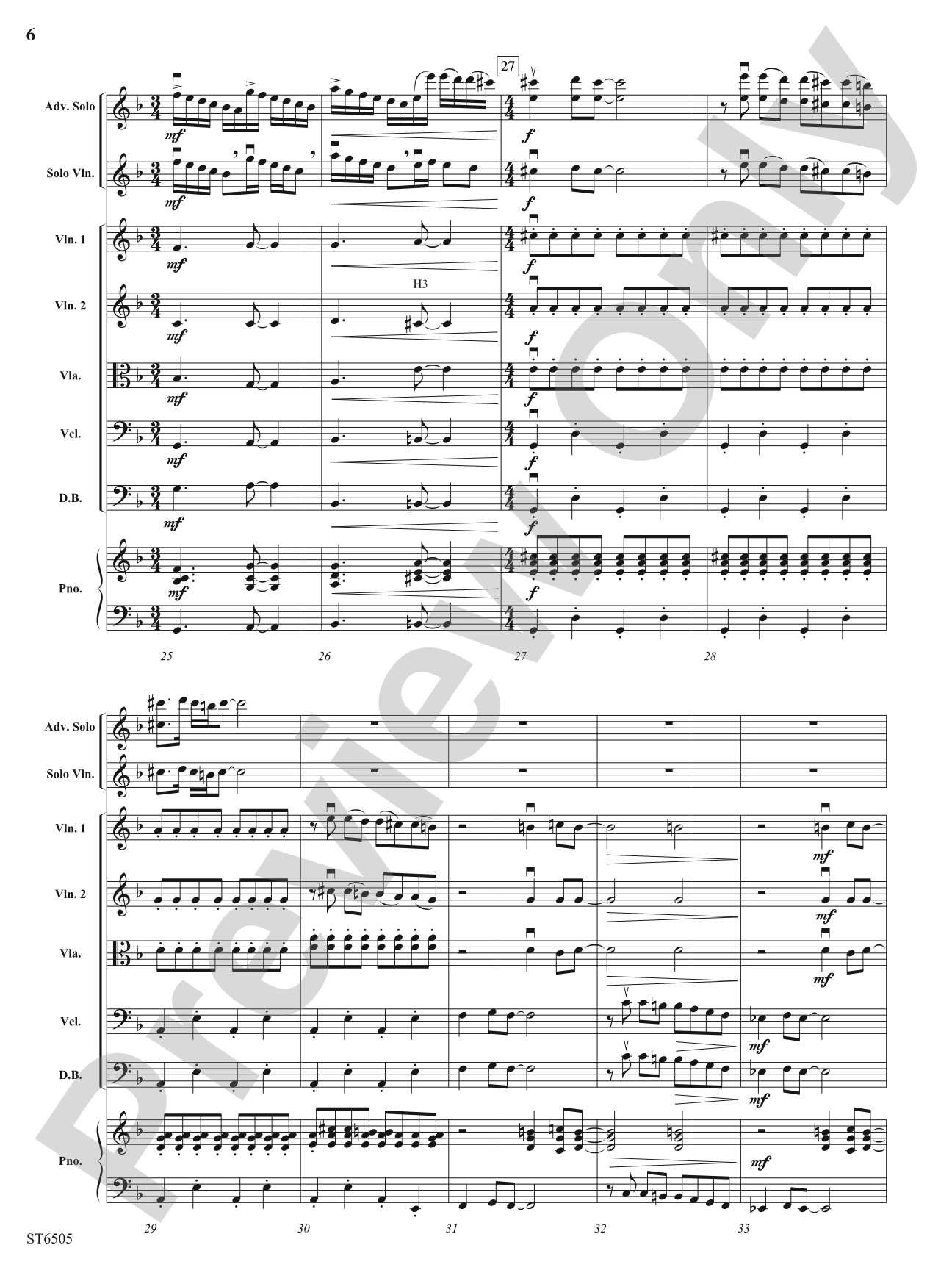 Deliberate Diversions: String Orchestra Conductor Score & Parts