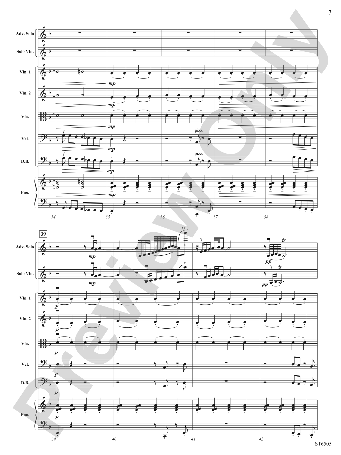 Deliberate Diversions: String Orchestra Conductor Score & Parts