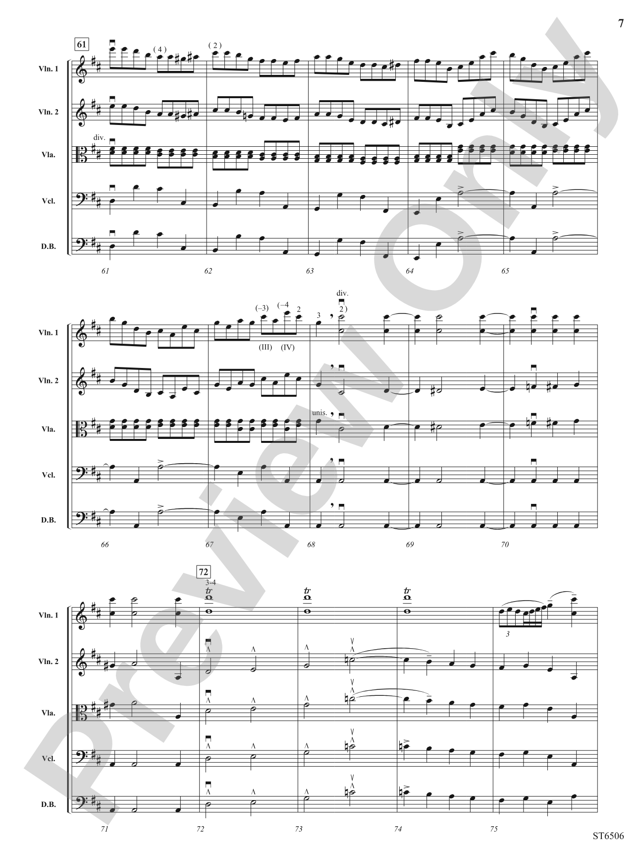 Orient et Occident (Grand March): String Orchestra Conductor Score & Parts
