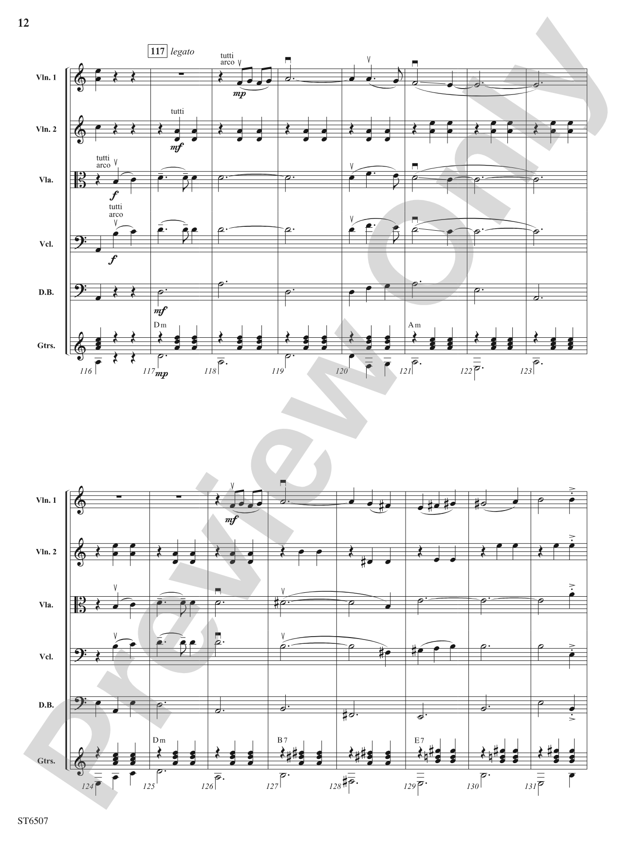Baile de Lila: String Orchestra Conductor Score & Parts