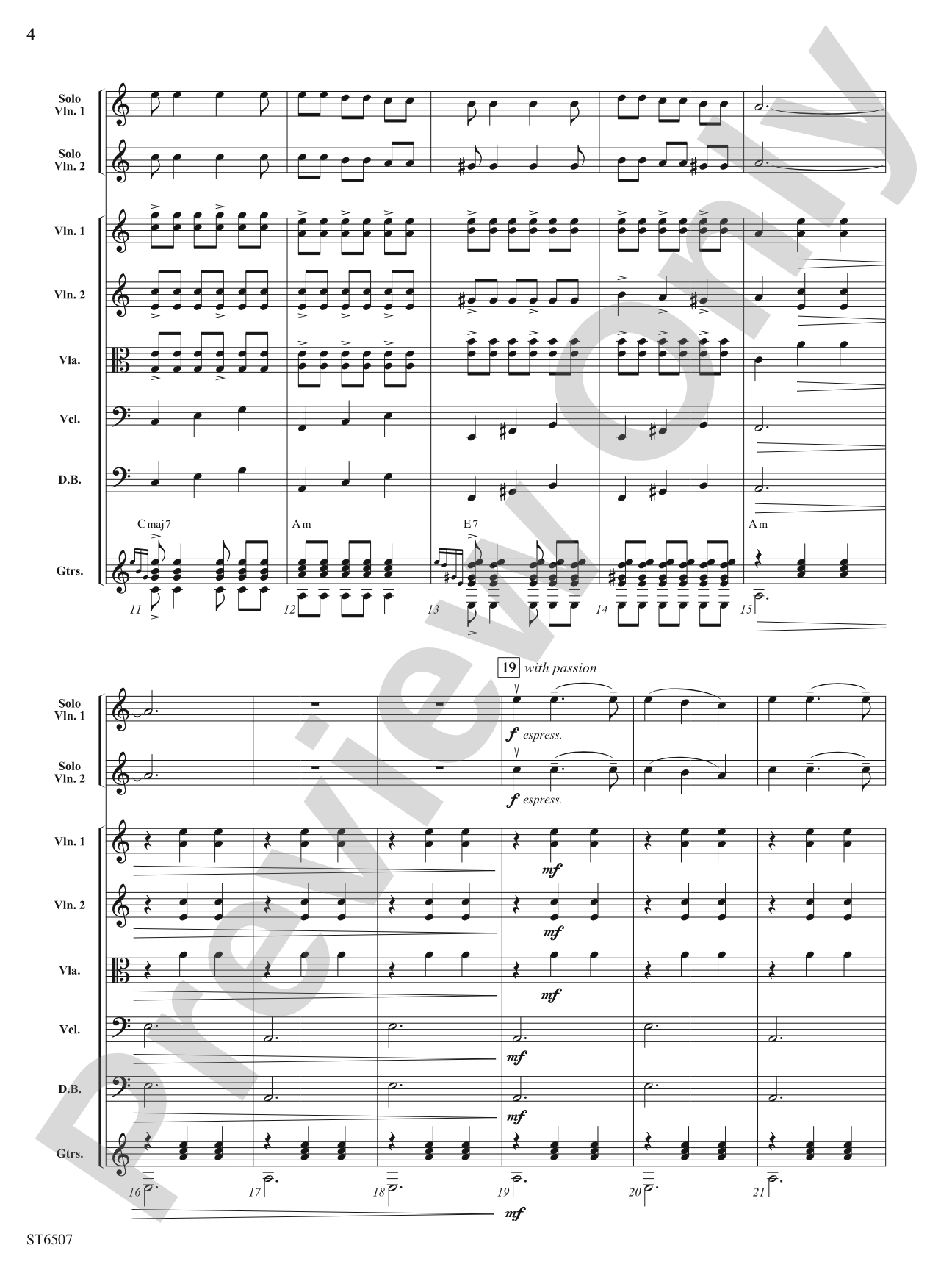 Baile de Lila: String Orchestra Conductor Score & Parts