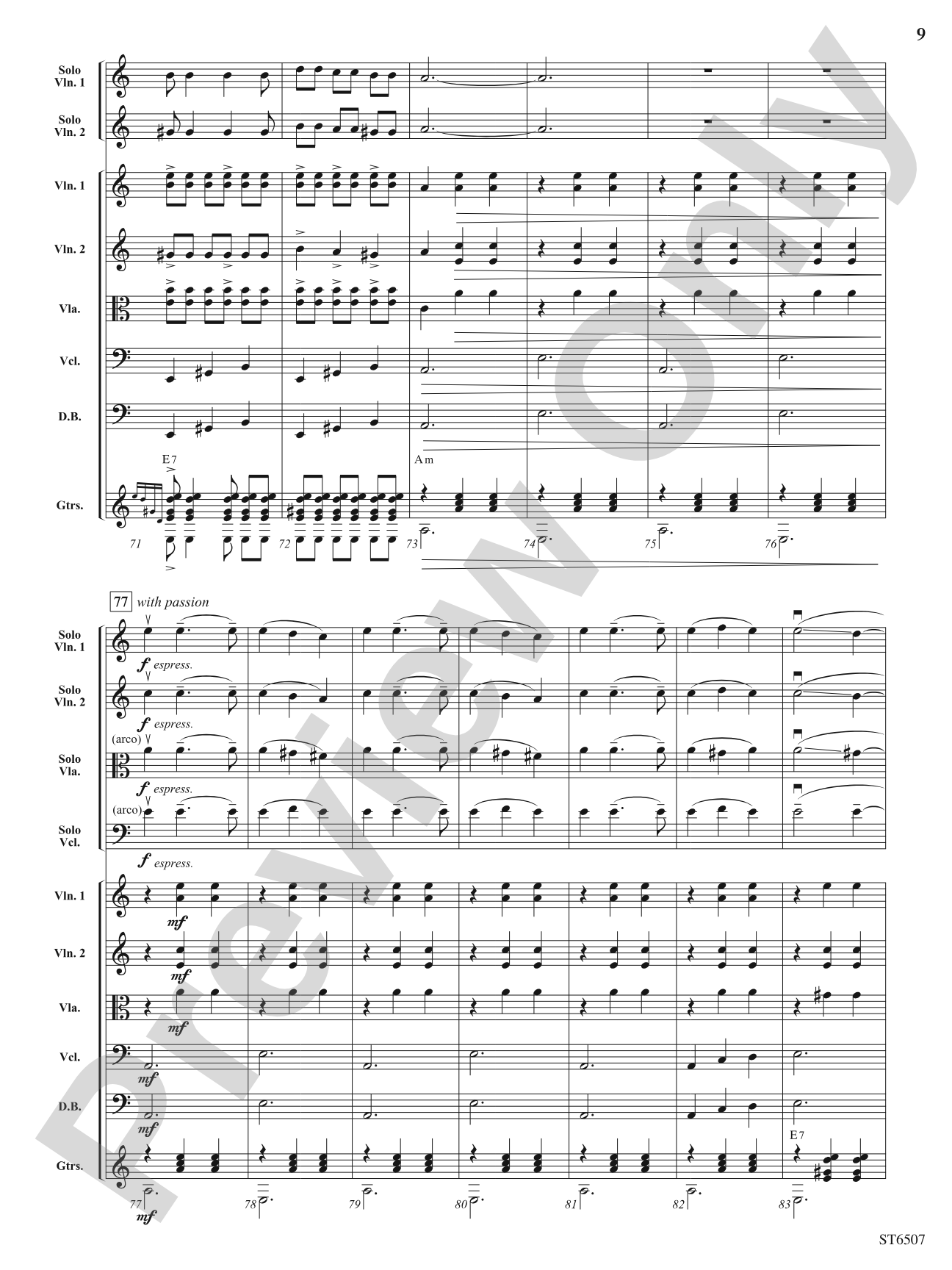 Baile de Lila: String Orchestra Conductor Score & Parts