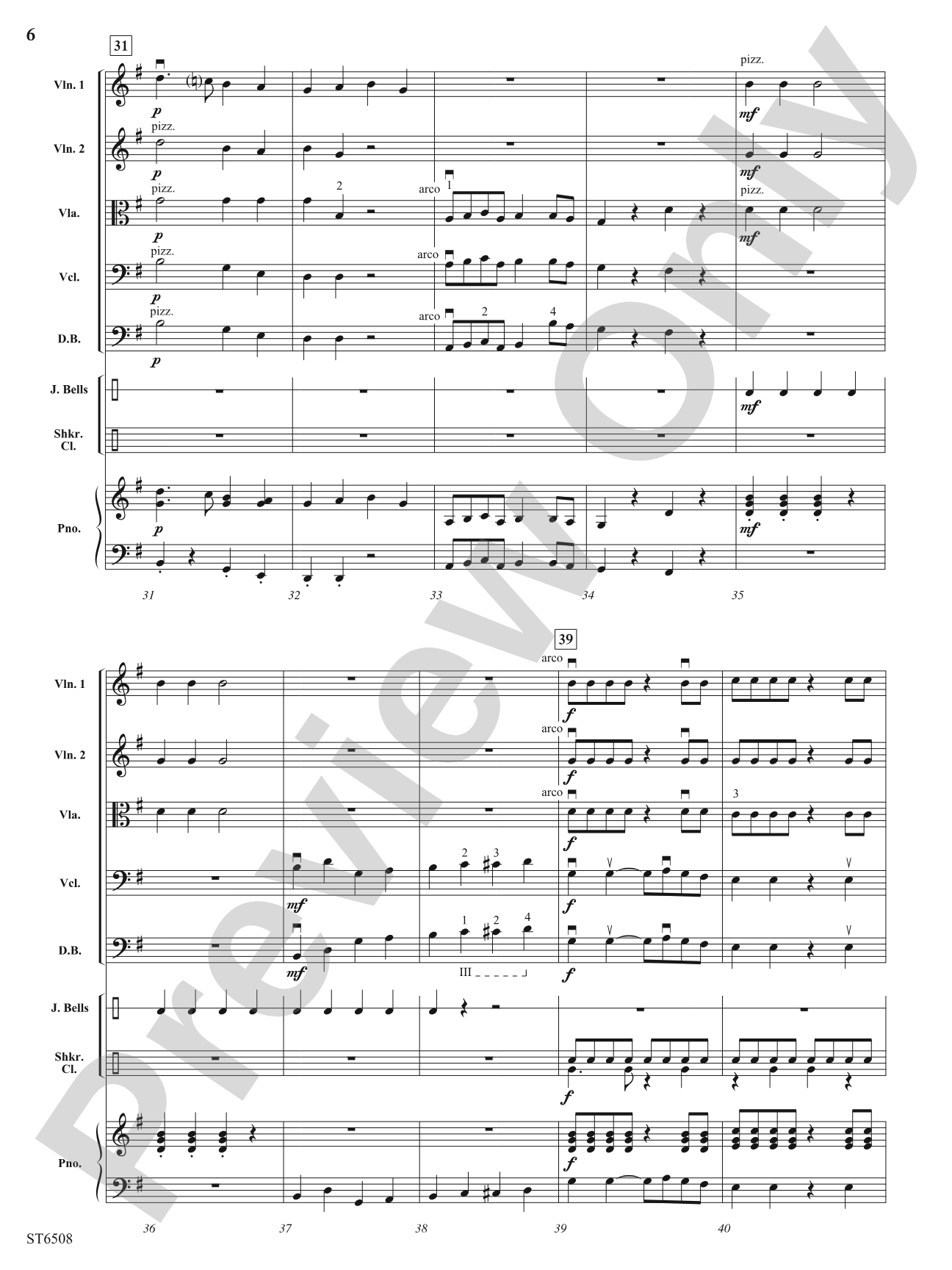 We Wish You a Cha-Cha Christmas: String Orchestra Conductor Score & Parts