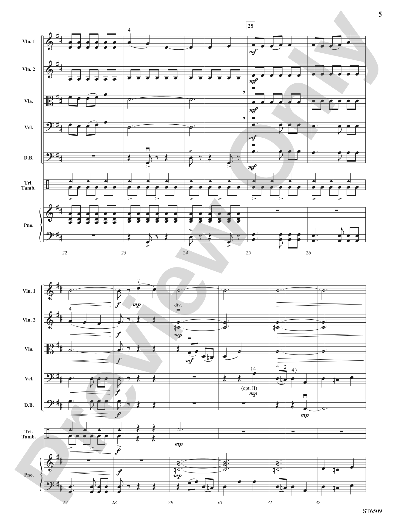 A Glimpse of Winter: String Orchestra Conductor Score & Parts