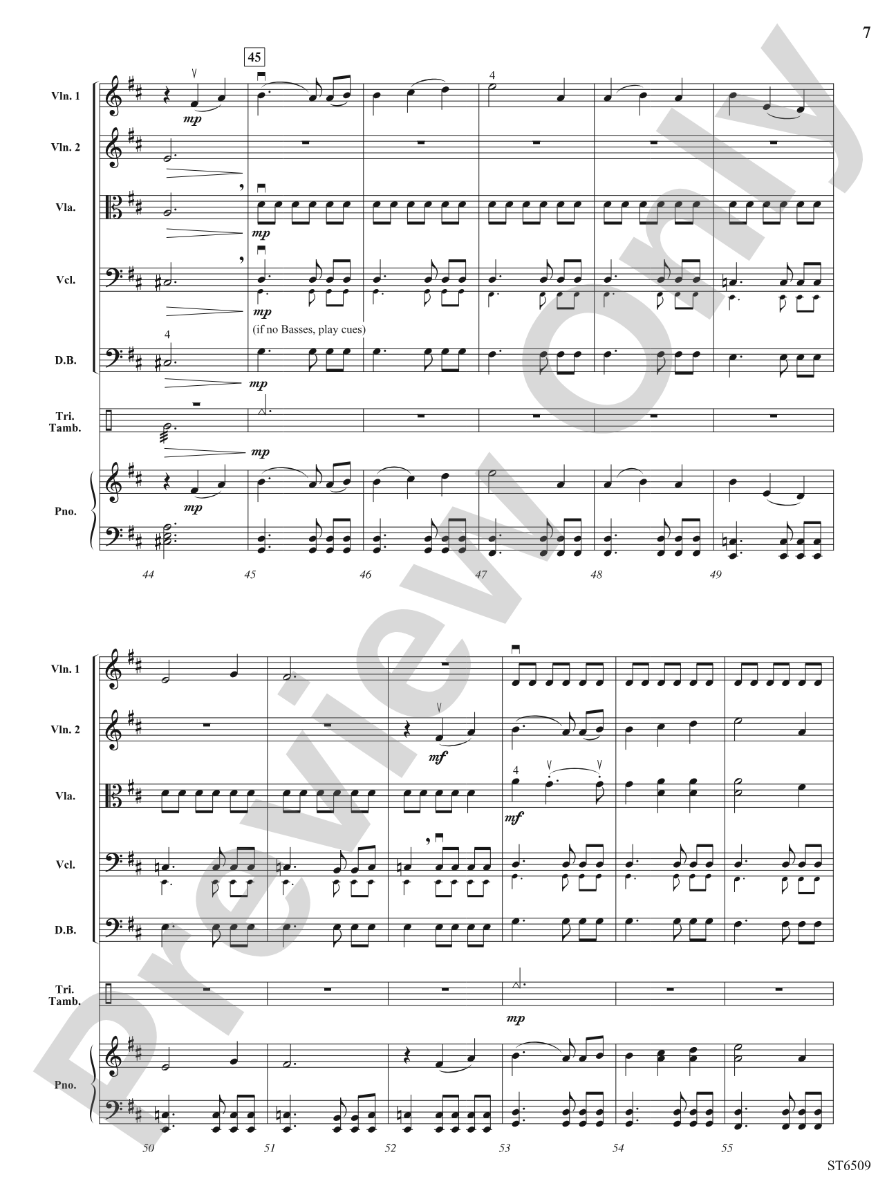 A Glimpse of Winter: String Orchestra Conductor Score & Parts