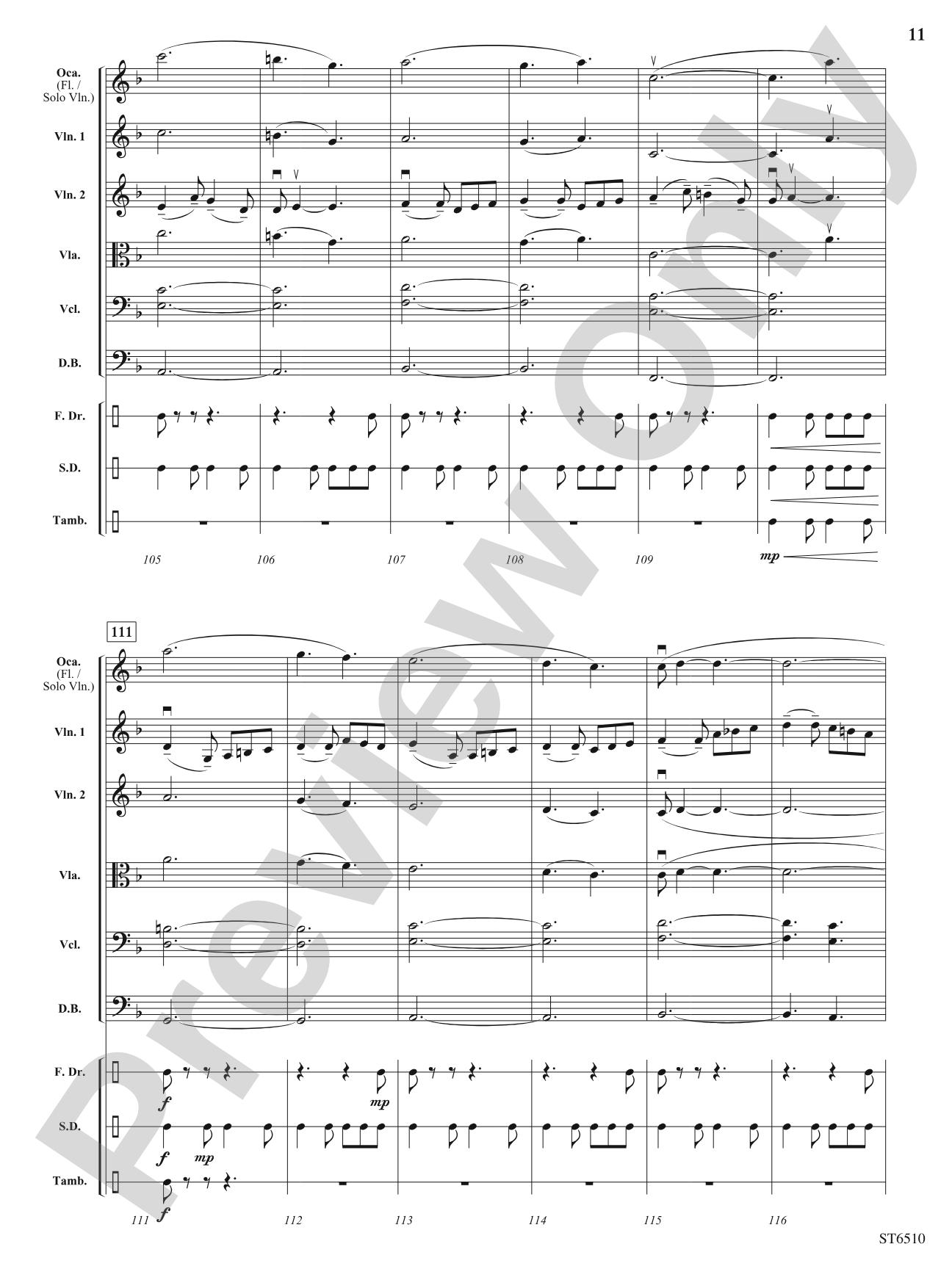 Beauty and Fire (The Quest Begins): String Orchestra Conductor Score & Parts
