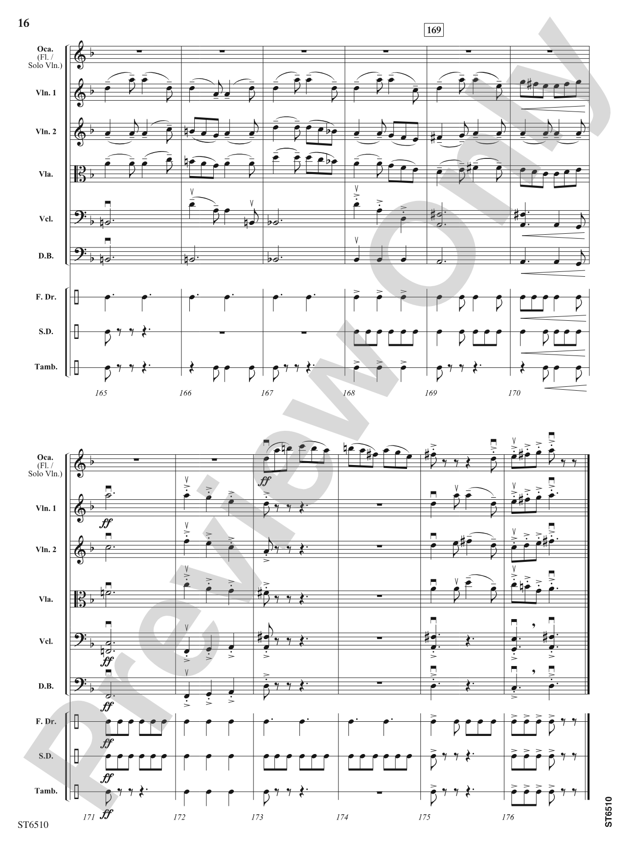Beauty and Fire (The Quest Begins): String Orchestra Conductor Score & Parts