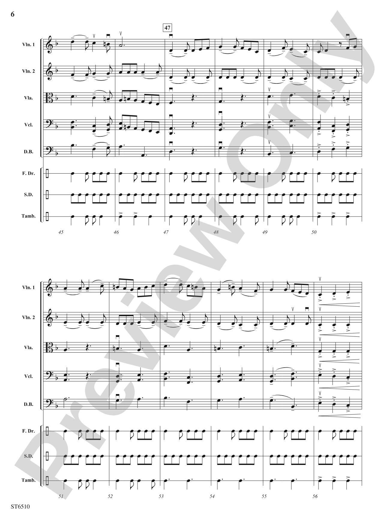 Beauty and Fire (The Quest Begins): String Orchestra Conductor Score & Parts