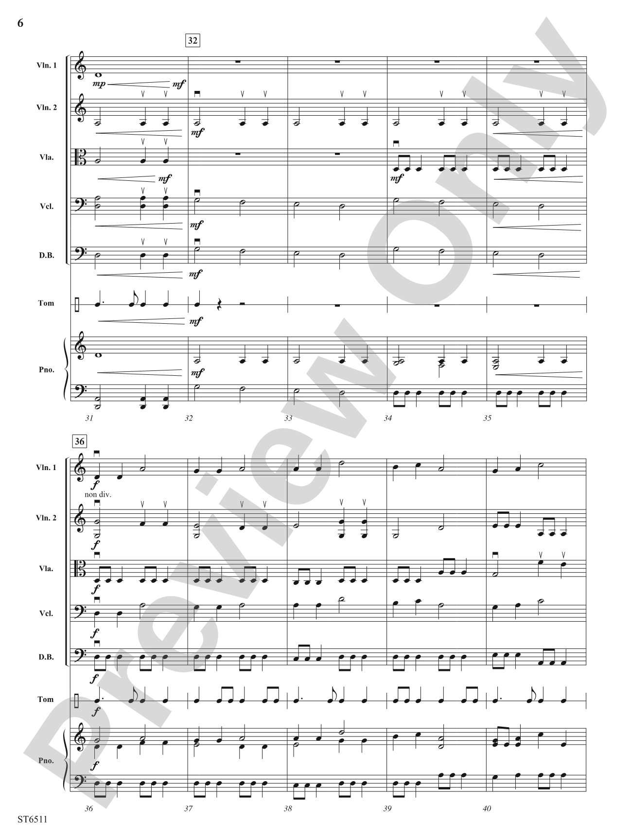 A Medieval Carol (Personet Hodie): String Orchestra Conductor Score & Parts