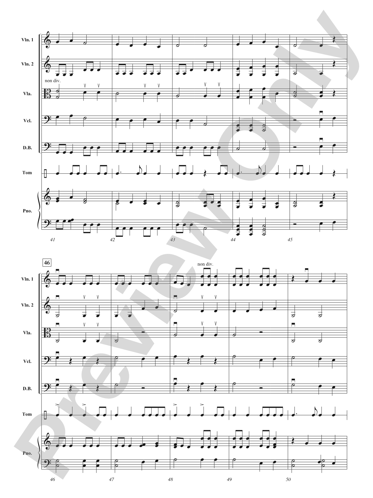 A Medieval Carol (Personet Hodie): String Orchestra Conductor Score & Parts