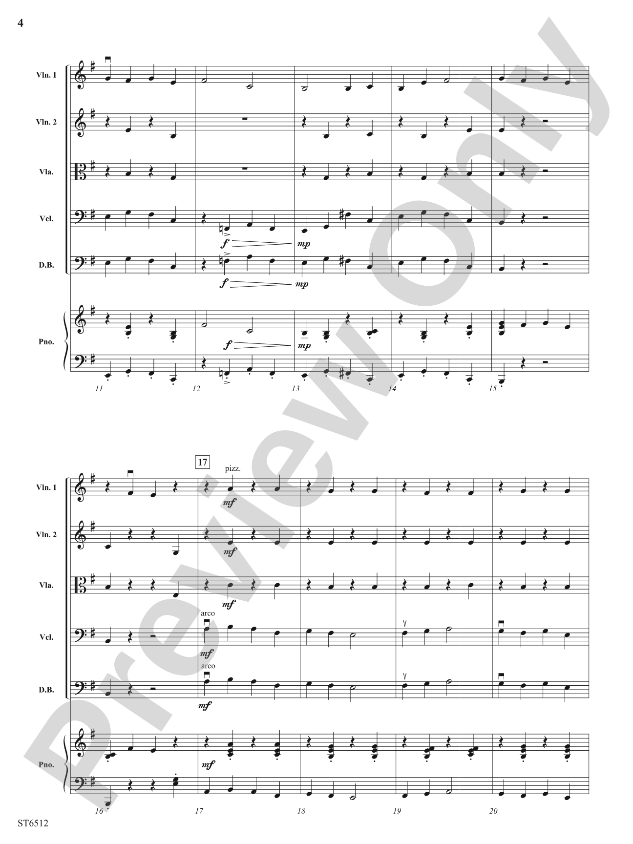 Little Critters: String Orchestra Conductor Score & Parts