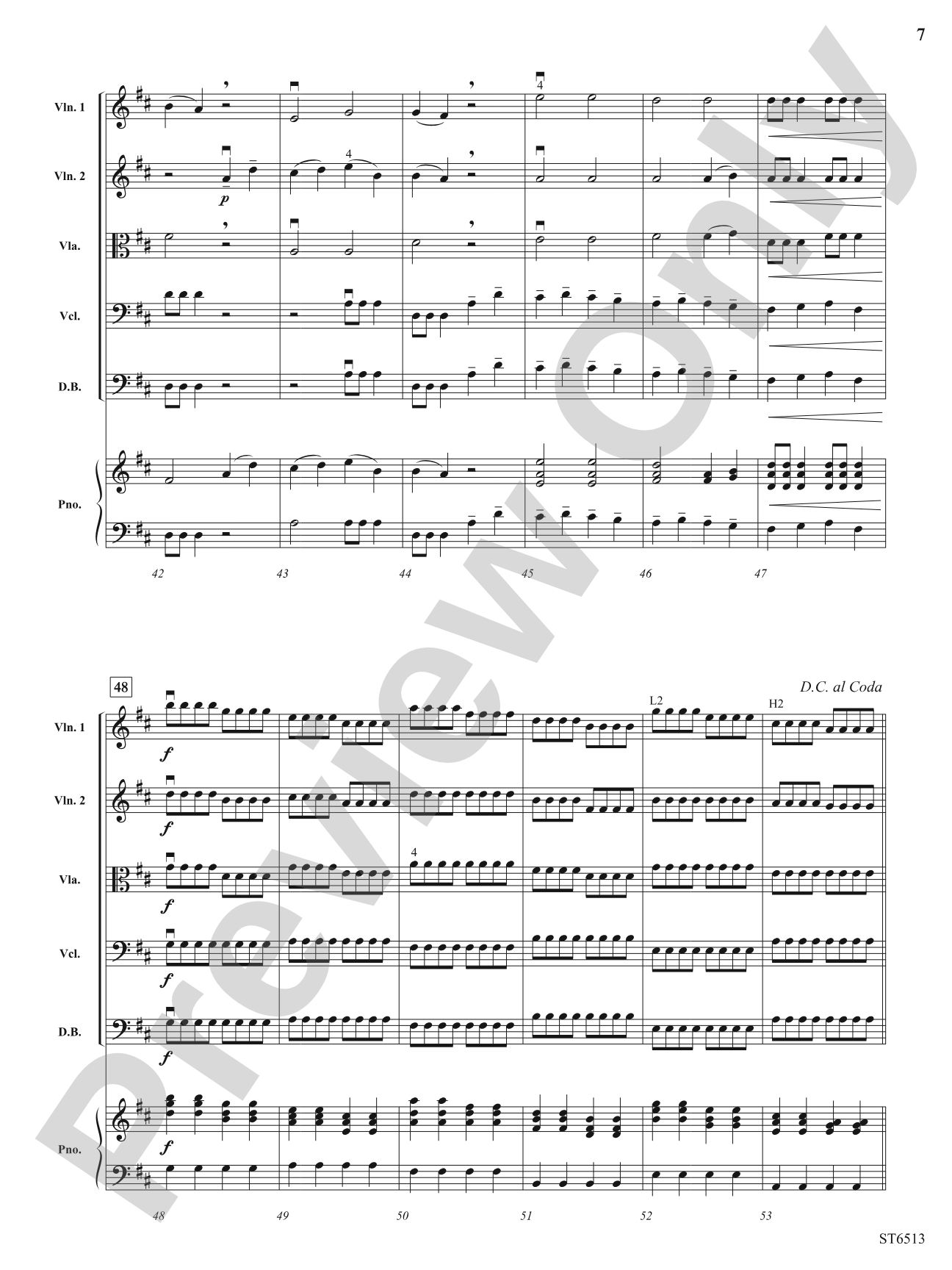 Five Before Beethoven: String Orchestra Conductor Score & Parts