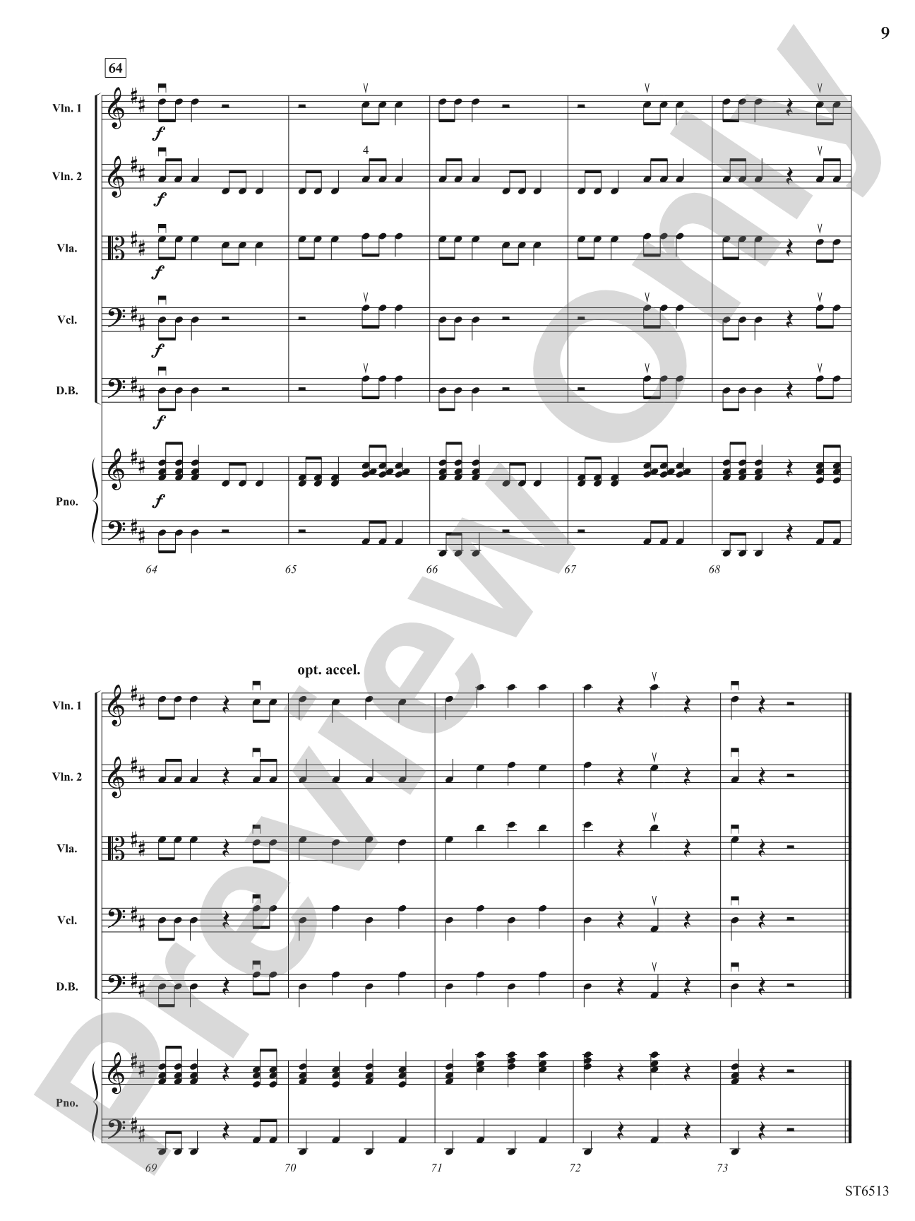 Five Before Beethoven: String Orchestra Conductor Score & Parts