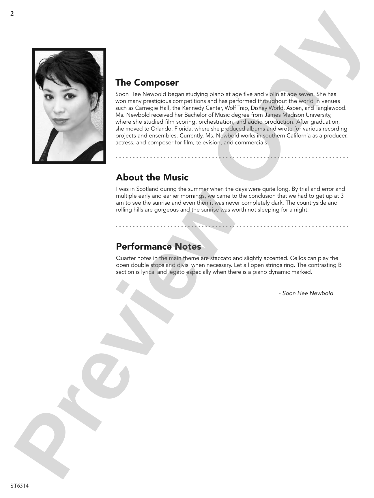 Celtic Sunrise: String Orchestra Conductor Score & Parts