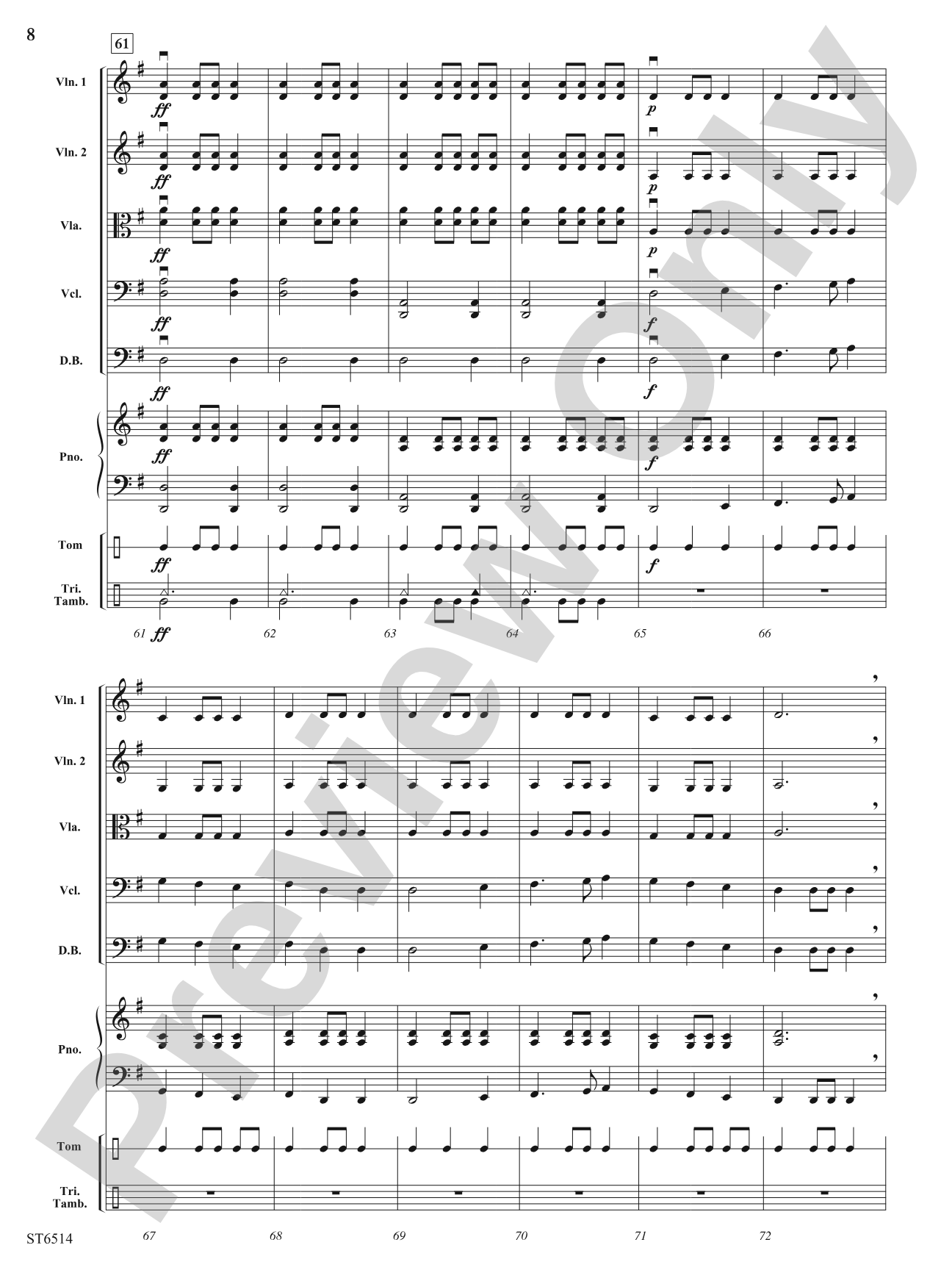 Celtic Sunrise: String Orchestra Conductor Score & Parts