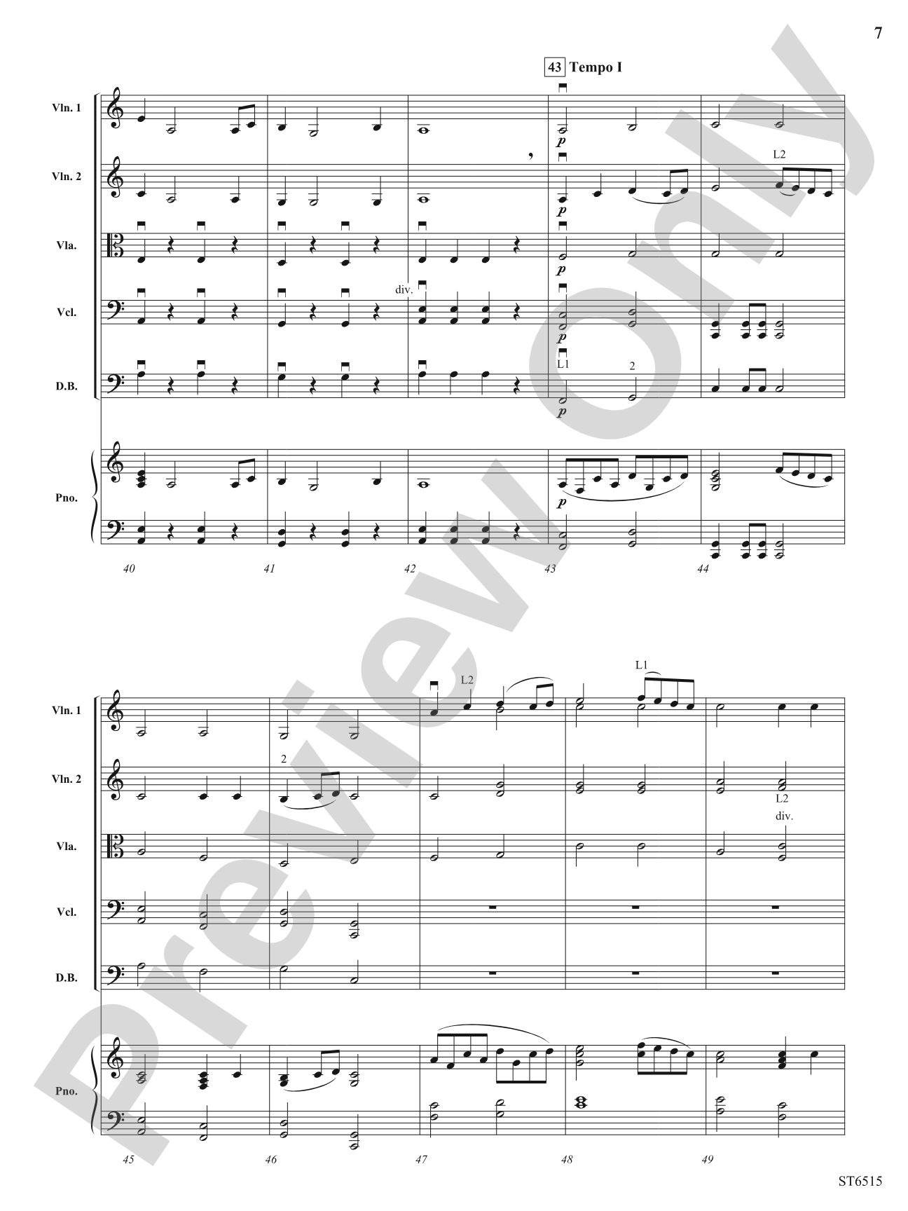 Voyager: String Orchestra Conductor Score & Parts