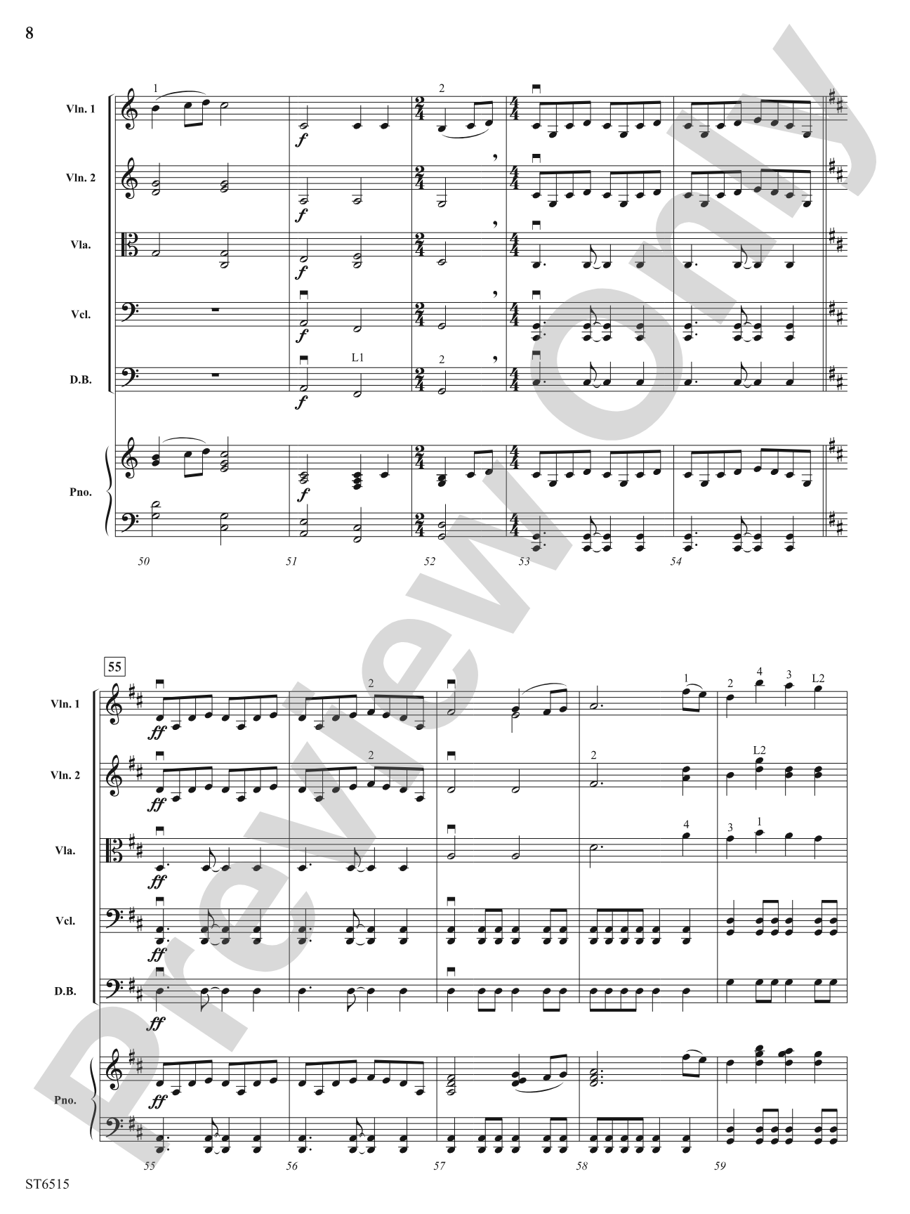 Voyager: String Orchestra Conductor Score & Parts