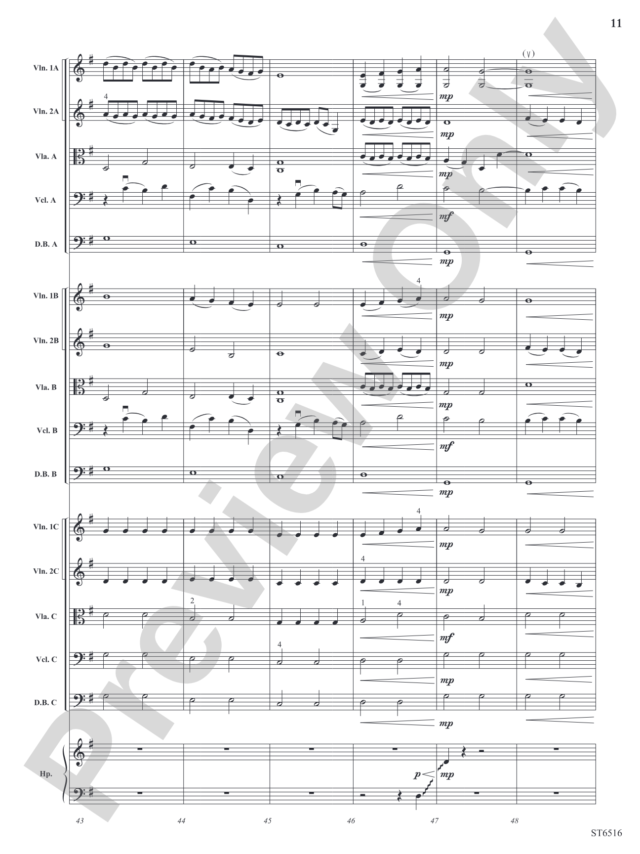 Greater Than...: String Orchestra Conductor Score & Parts