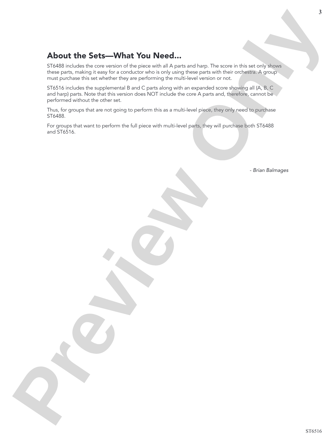Greater Than...: String Orchestra Conductor Score & Parts