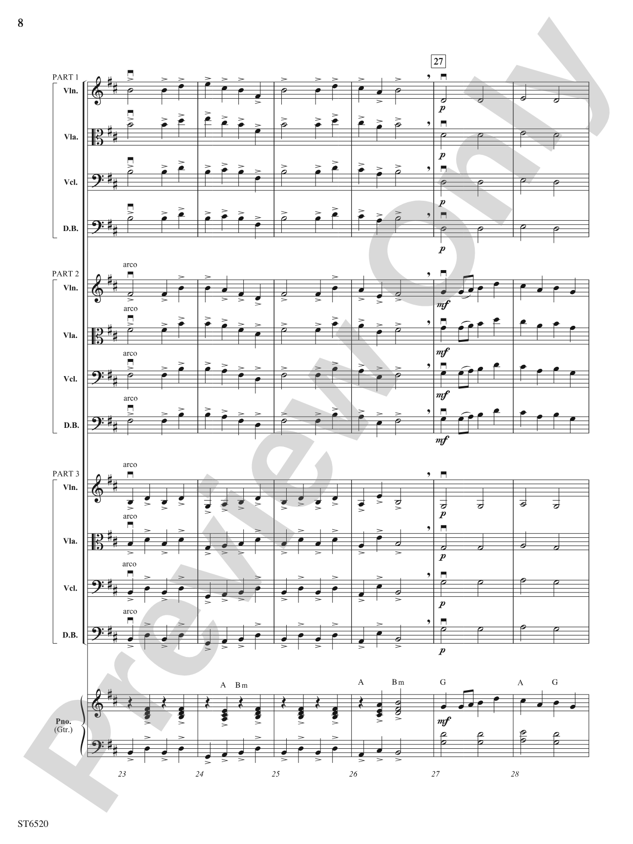 Gaelic Castle: Flexible String Ensemble Score & Parts