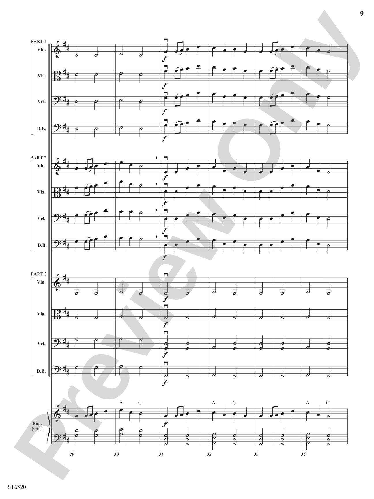 Gaelic Castle: Flexible String Ensemble Score & Parts