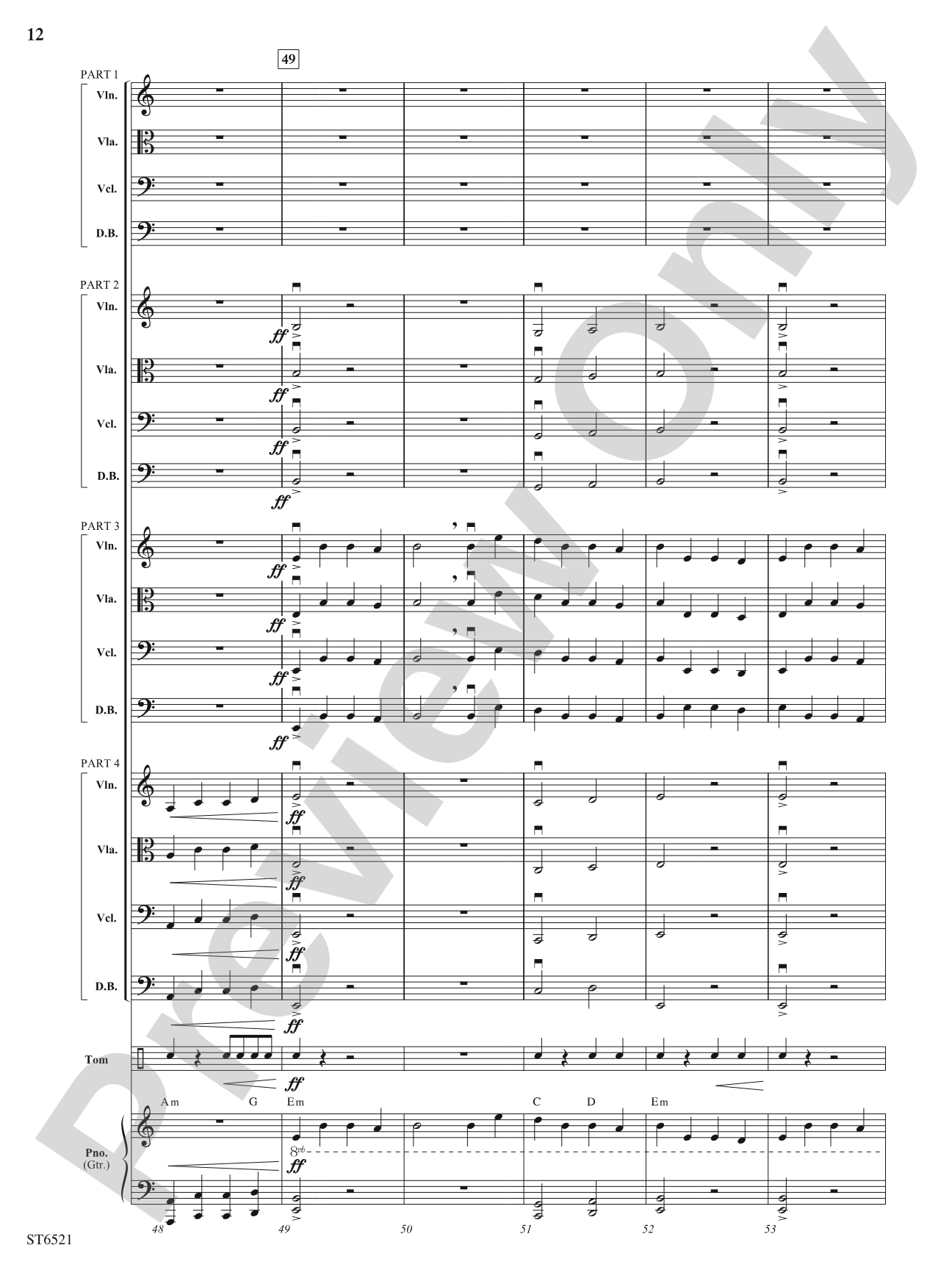 Viking: Flexible String Ensemble Score & Parts