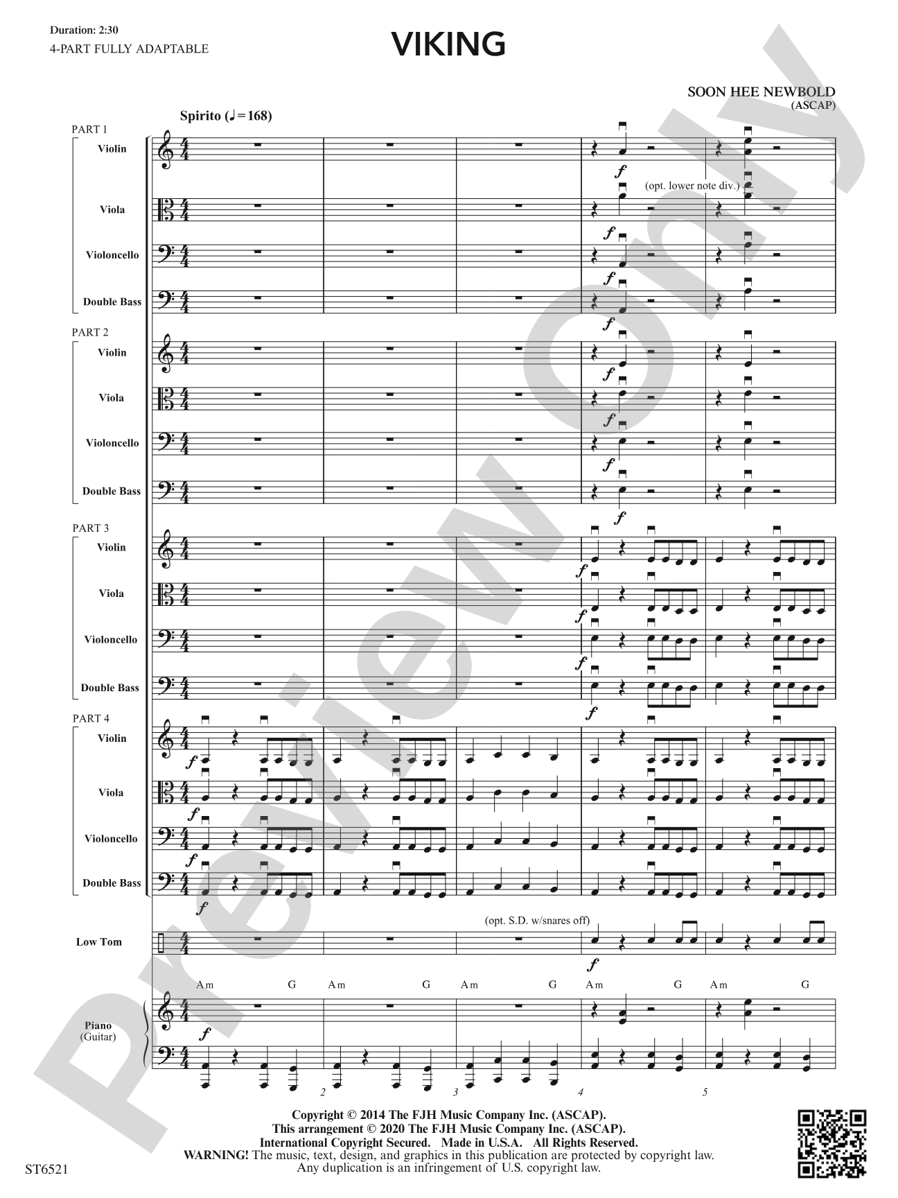 Viking: Flexible String Ensemble Score & Parts