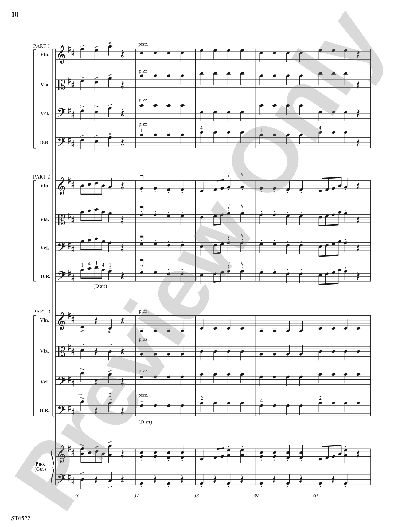 Finale (From Serenade for Strings): Flexible String Ensemble Score & Parts