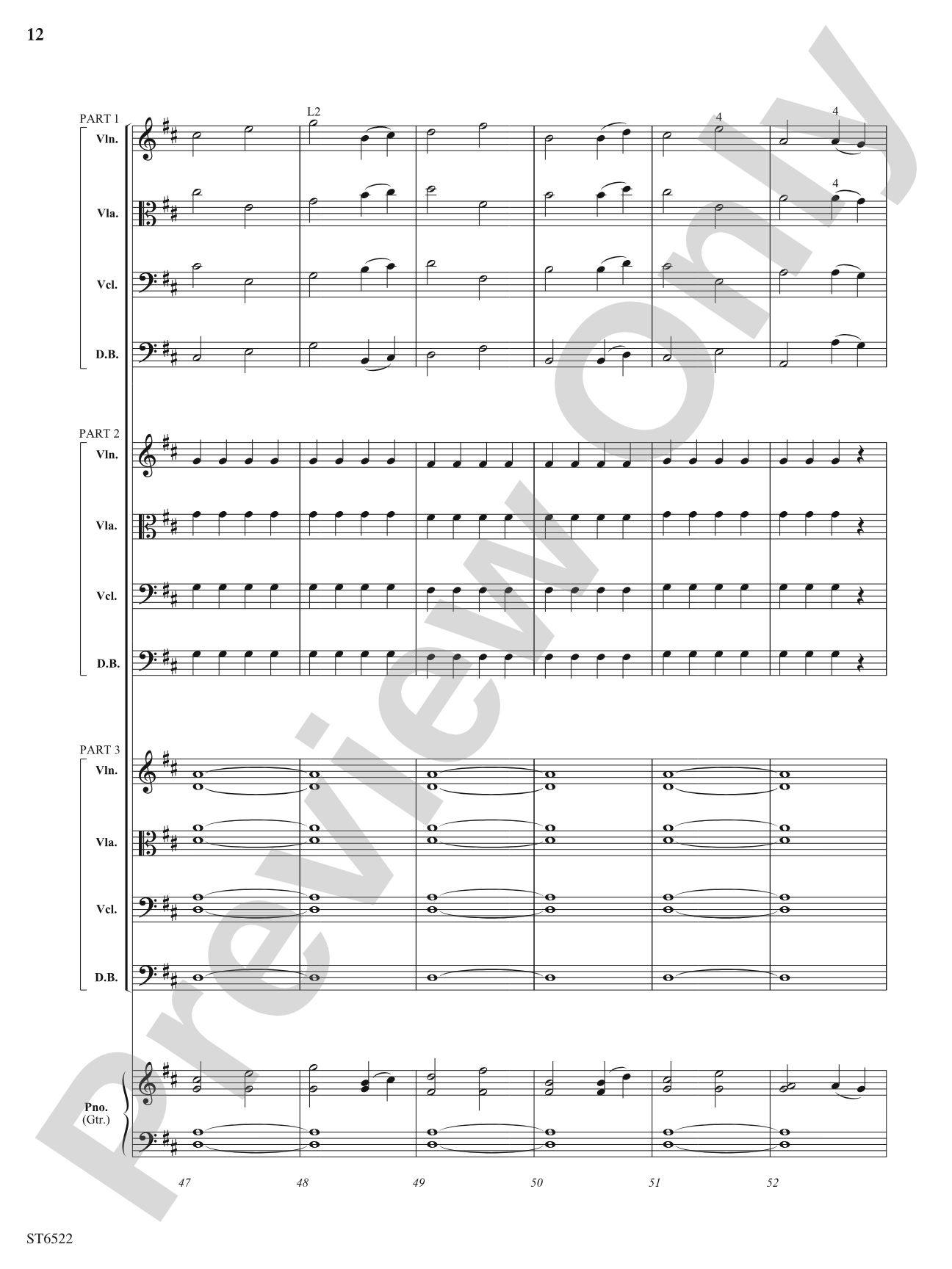 Finale (From Serenade for Strings): Flexible String Ensemble Score & Parts