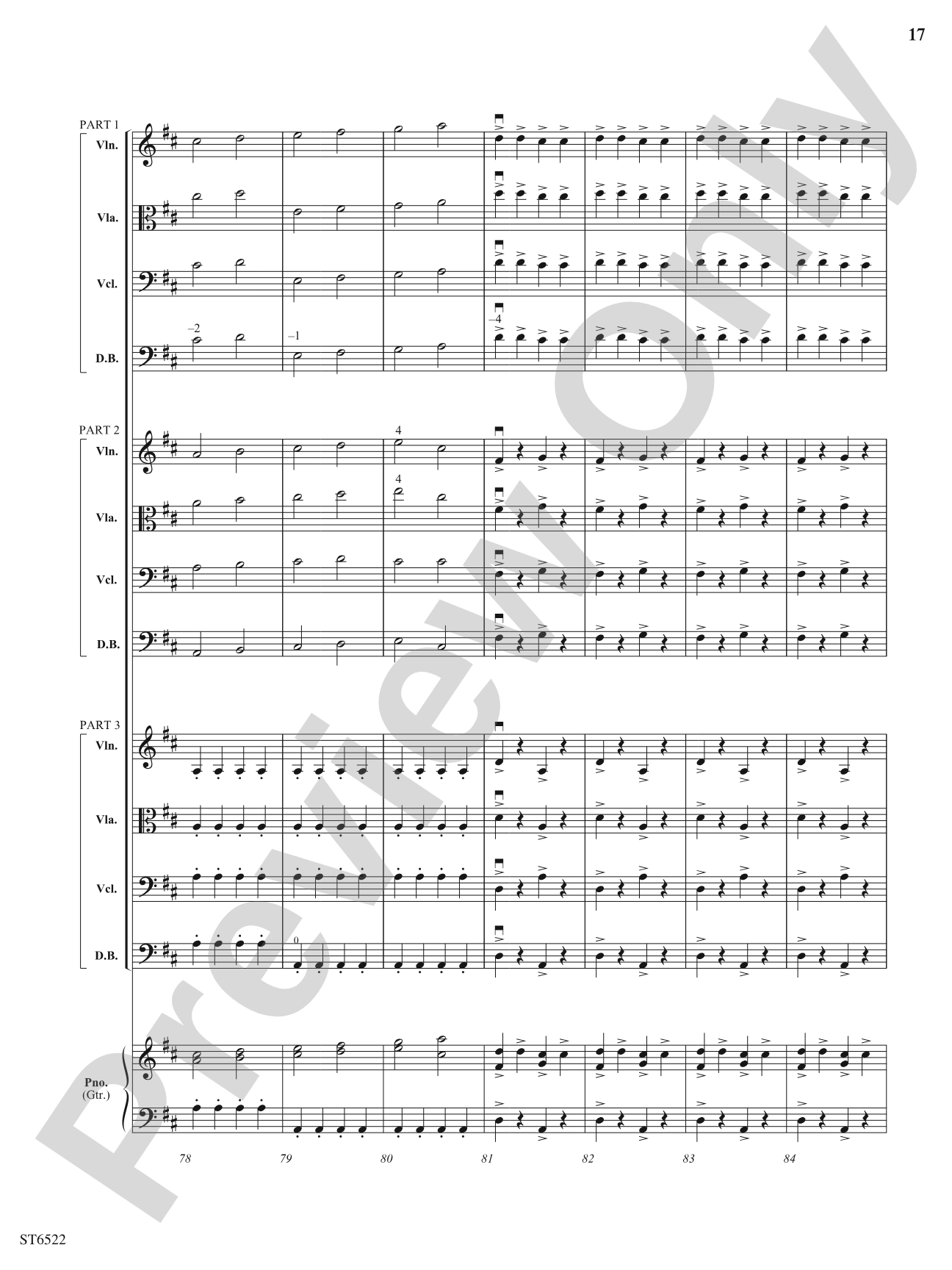 Finale (From Serenade for Strings): Flexible String Ensemble Score & Parts